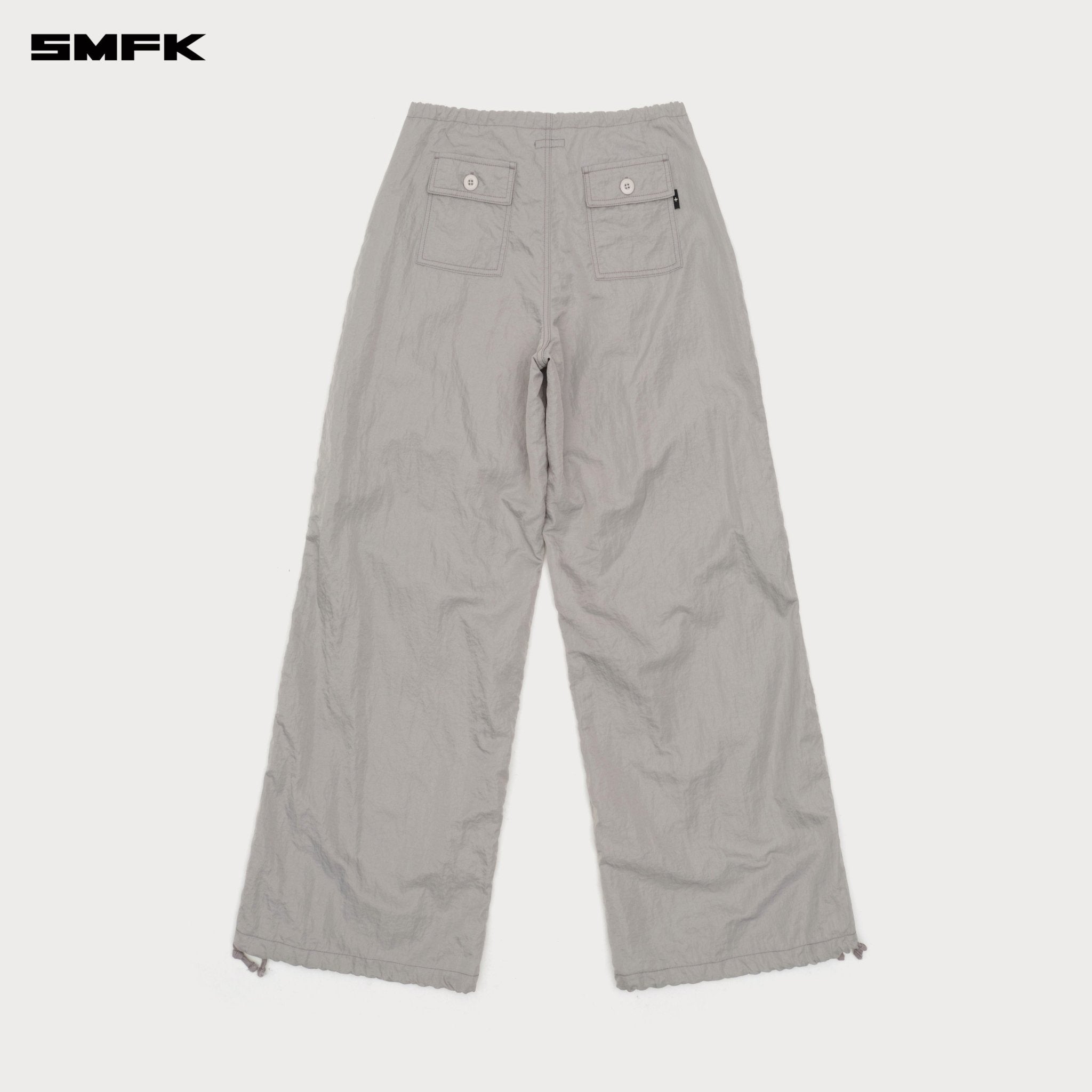SMFK Compass Lightning Overalls Pants In Gray | MADAX