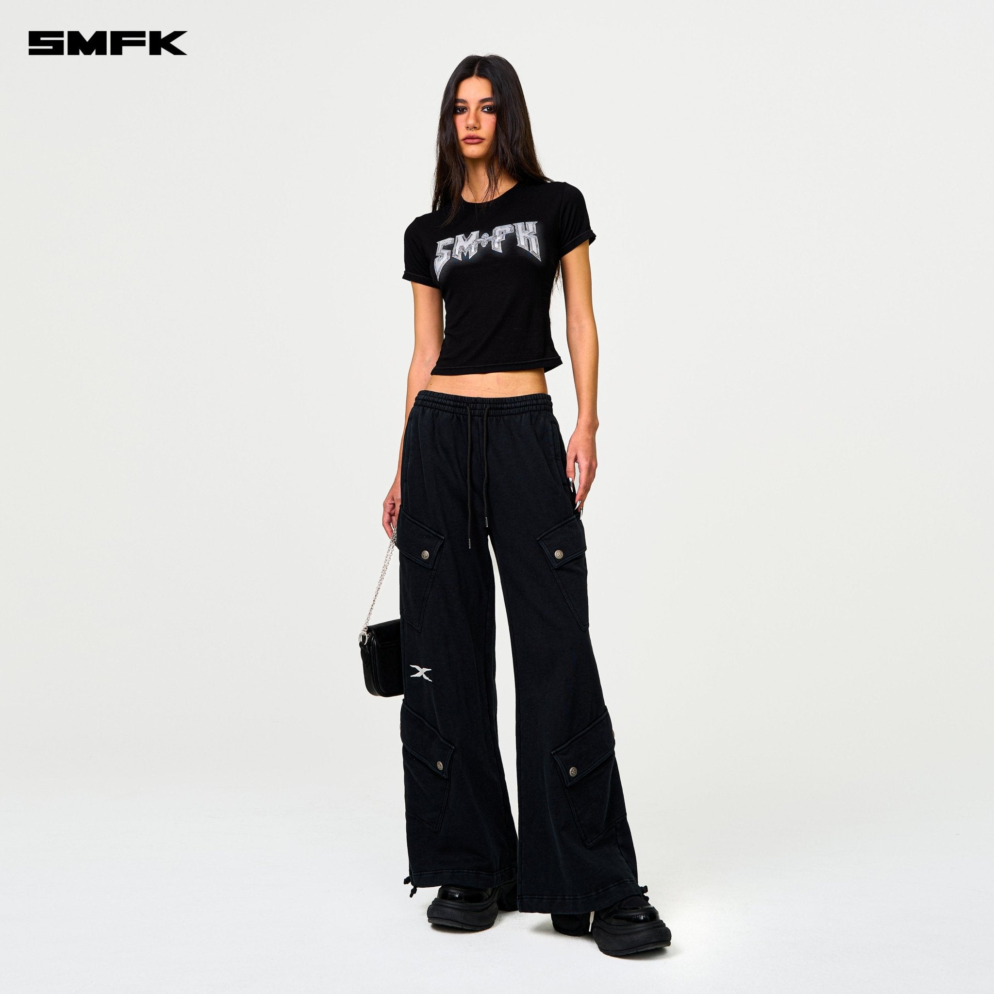 SMFK Compass Metal Rock Slim - Fit Tee In Black | MADAX