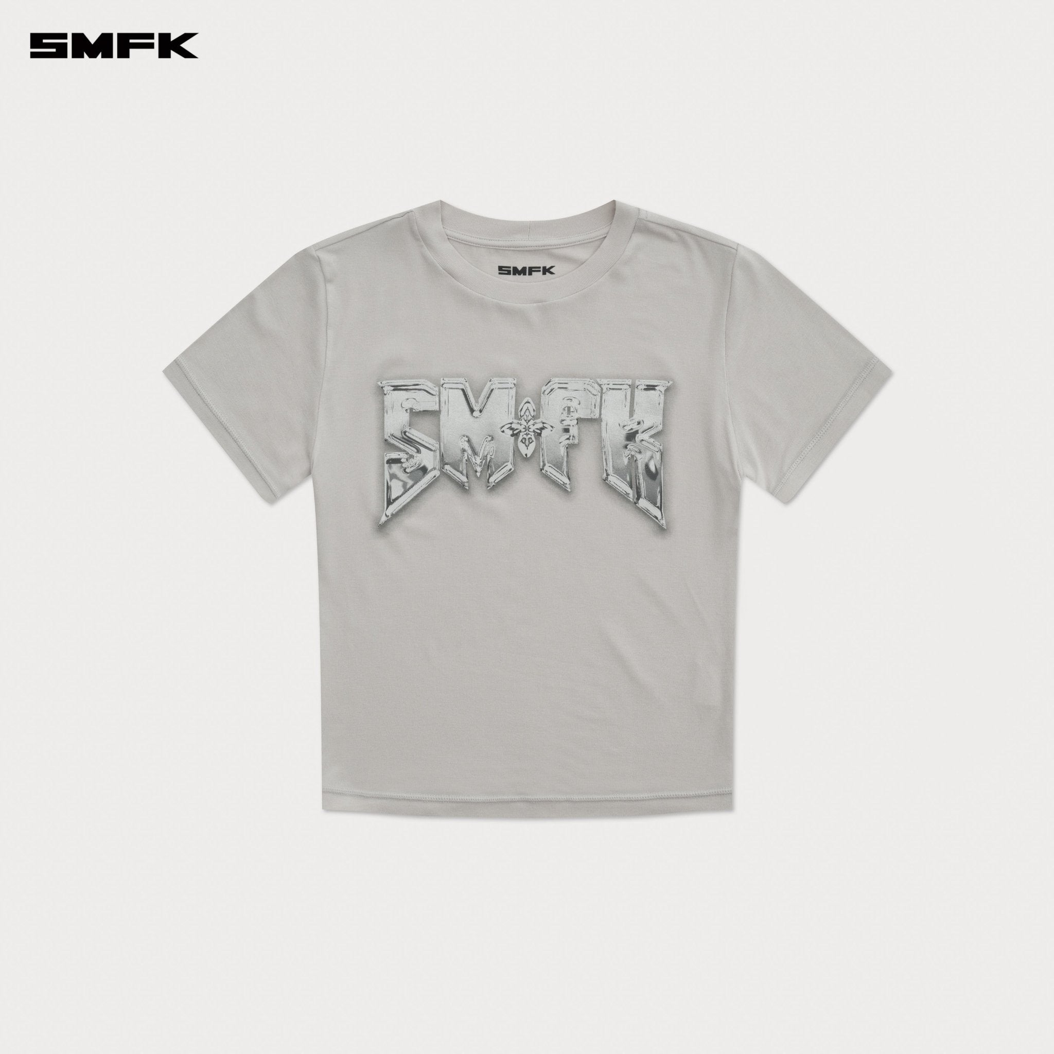 SMFK Compass Metal Rock Slim - Fit Tee In Gray | MADAX