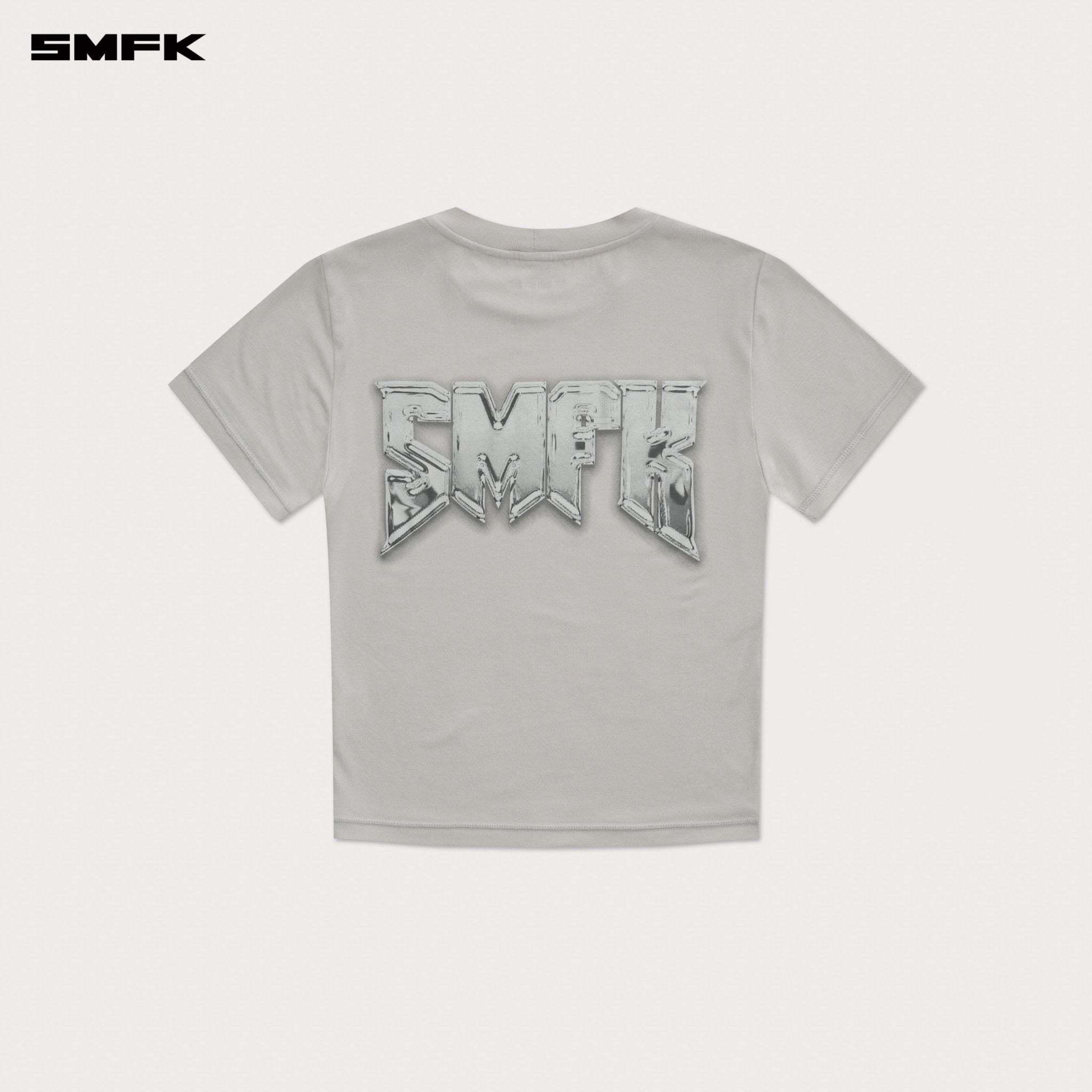 SMFK Compass Metal Rock Slim - Fit Tee In Gray | MADAX