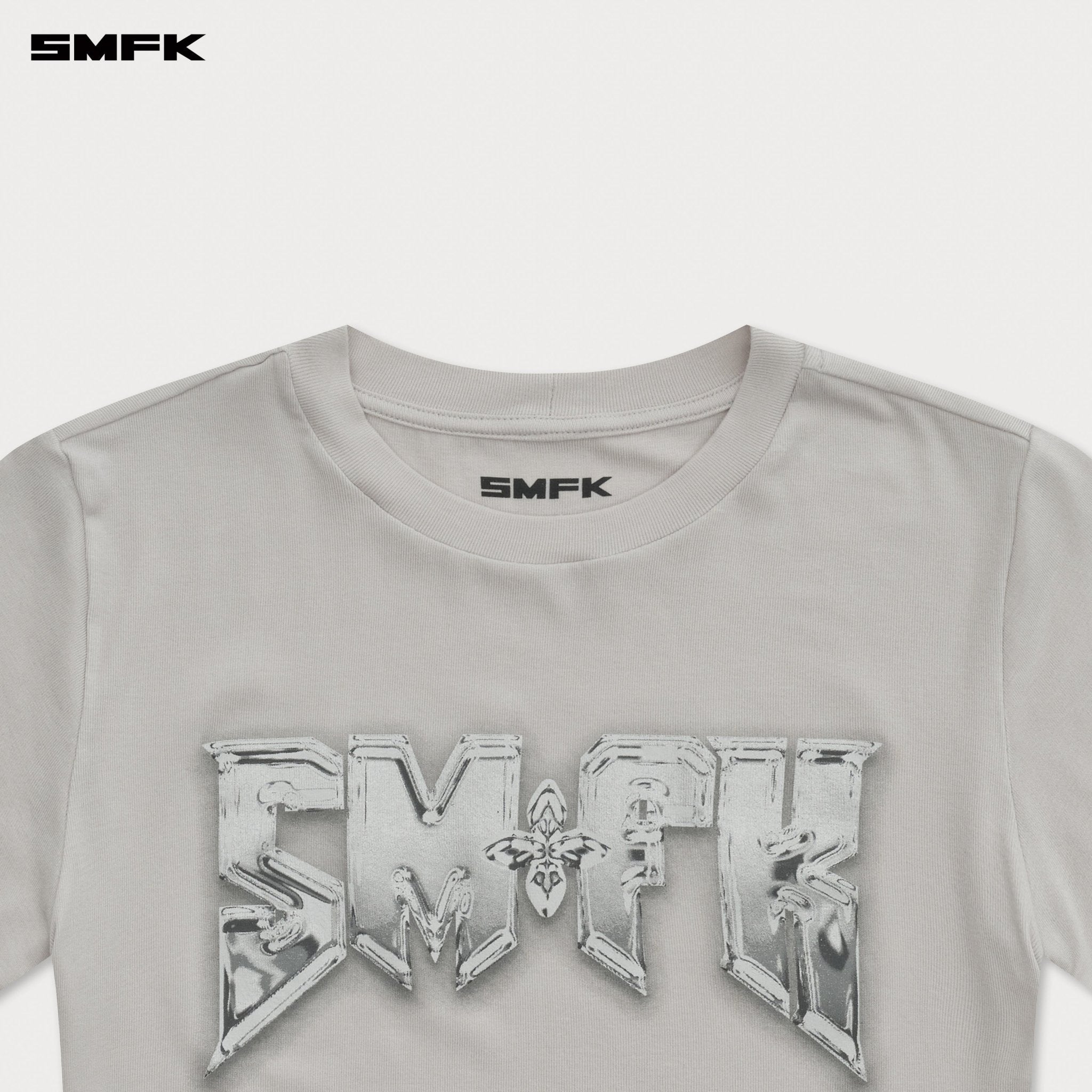SMFK Compass Metal Rock Slim - Fit Tee In Gray | MADAX