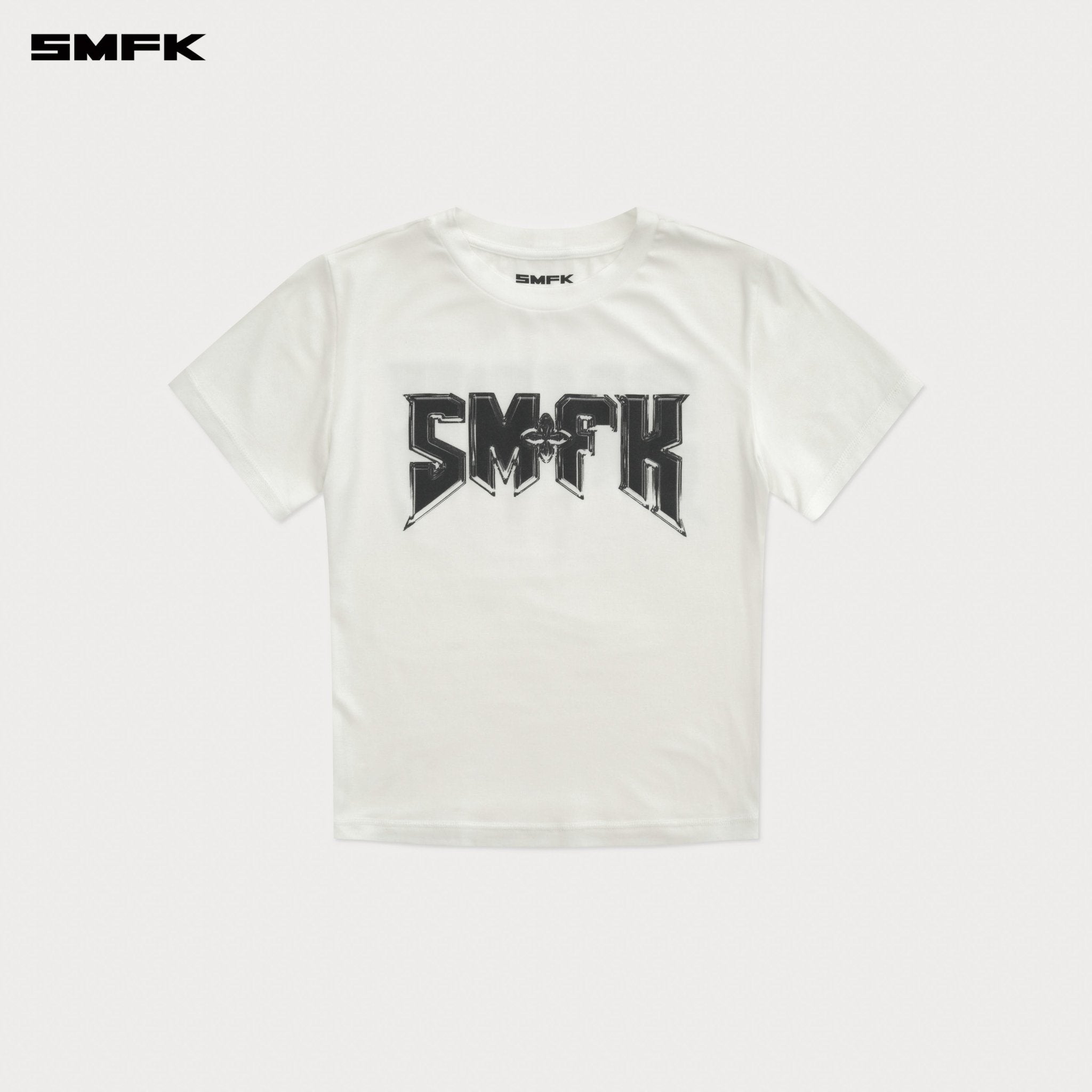 SMFK Compass Metal Rock Slim - Fit Tee In White | MADAX