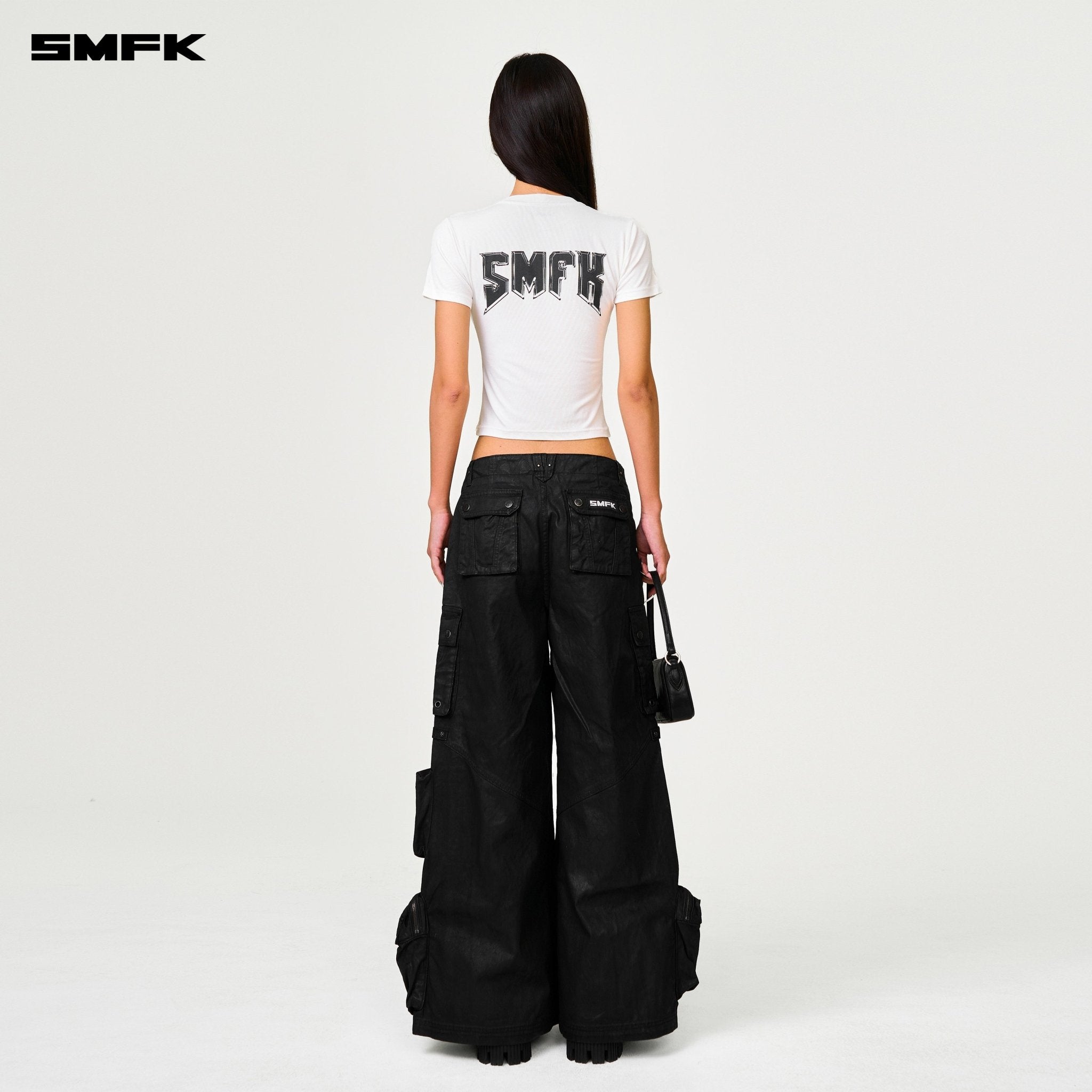SMFK Compass Metal Rock Slim - Fit Tee In White | MADAX