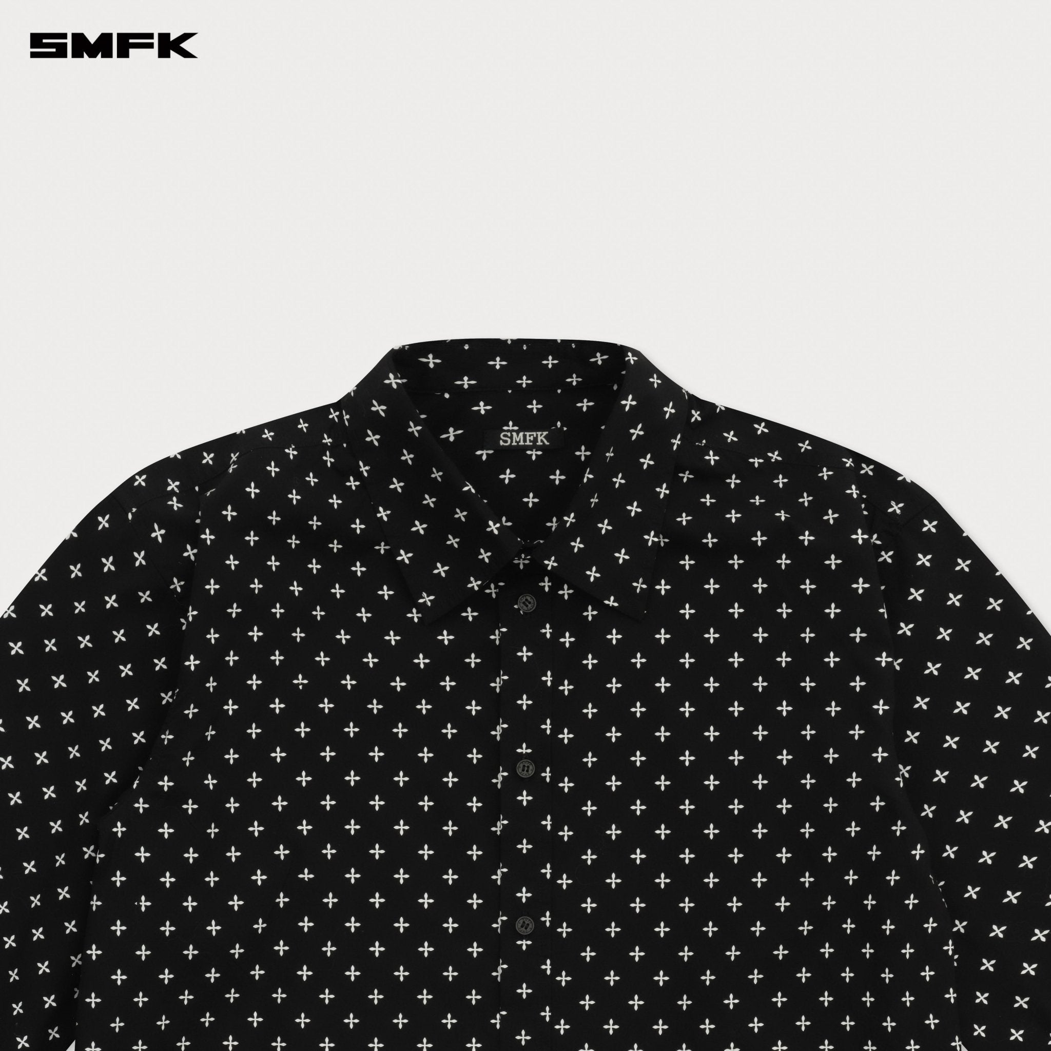 SMFK Compass Mini Garden Oversize Shirt In Black | MADAX