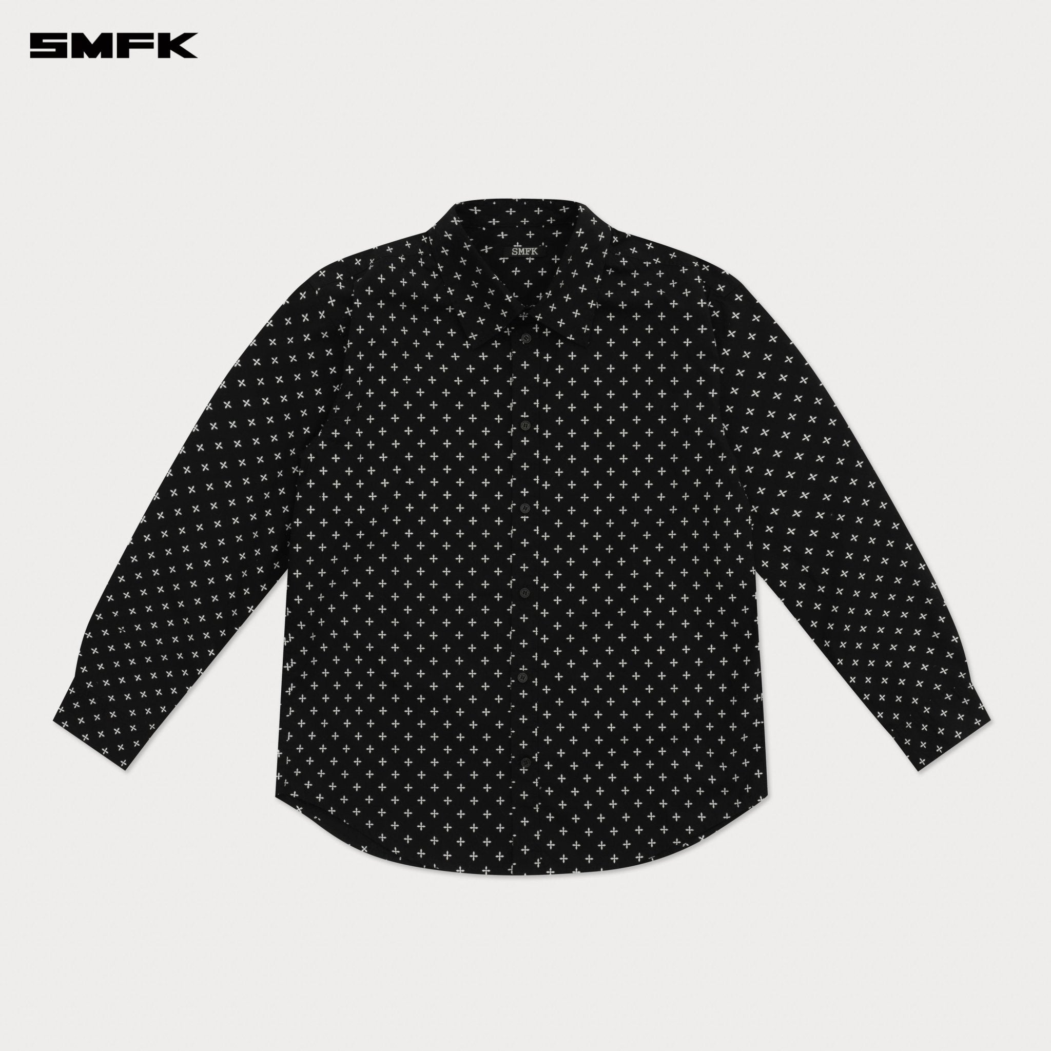 SMFK Compass Mini Garden Oversize Shirt In Black | MADAX