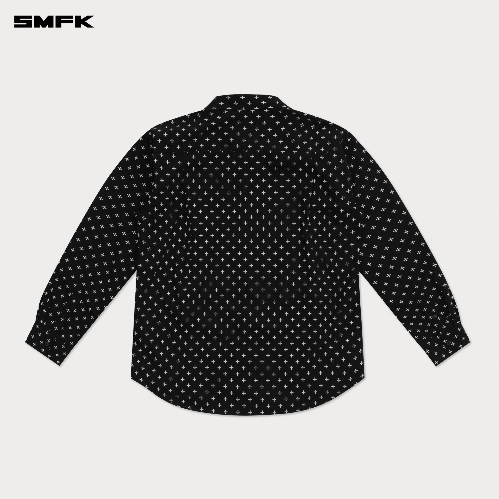 SMFK Compass Mini Garden Oversize Shirt In Black | MADAX