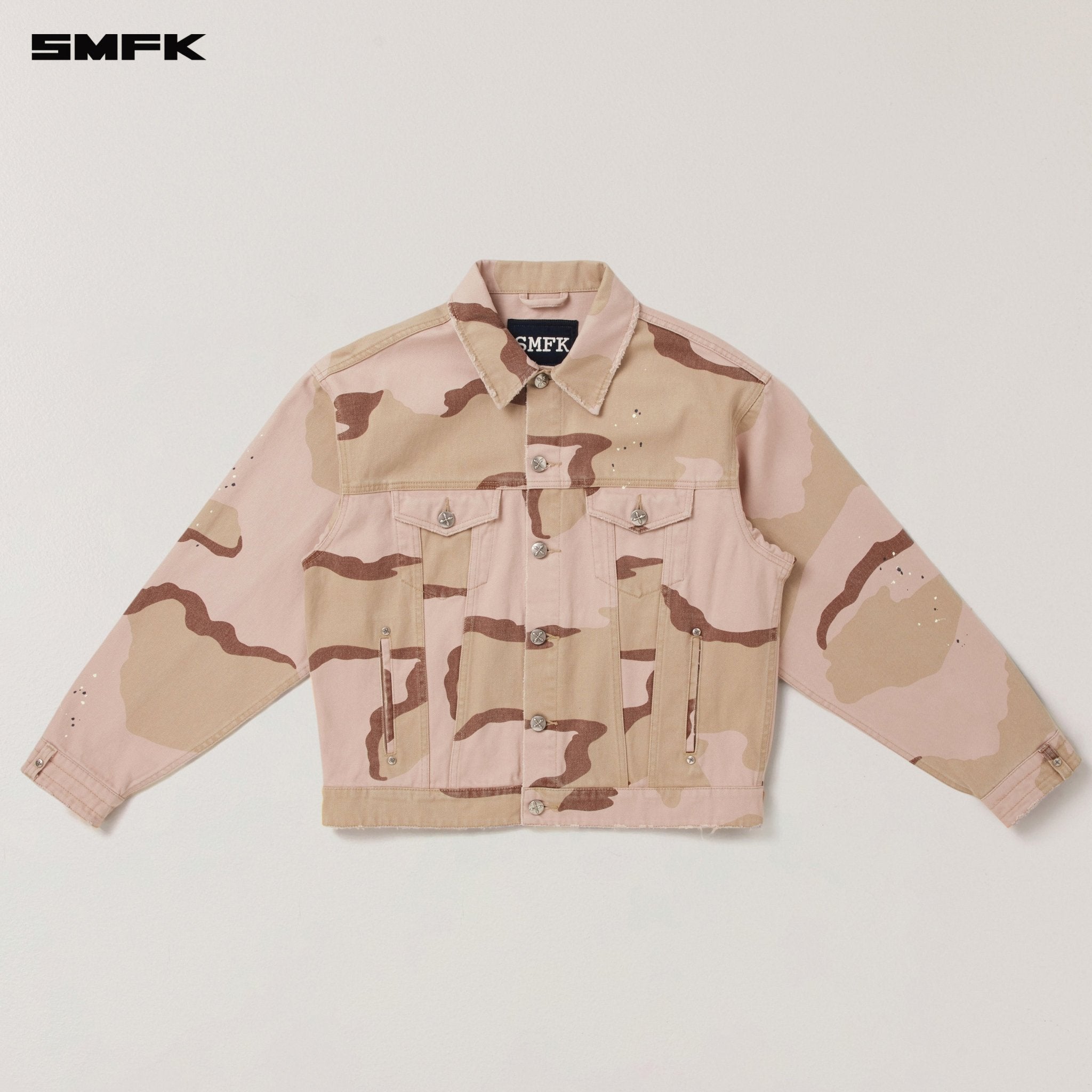 SMFK Compass Mode Camo Denim Jacket In Desert Camouflage | MADAX
