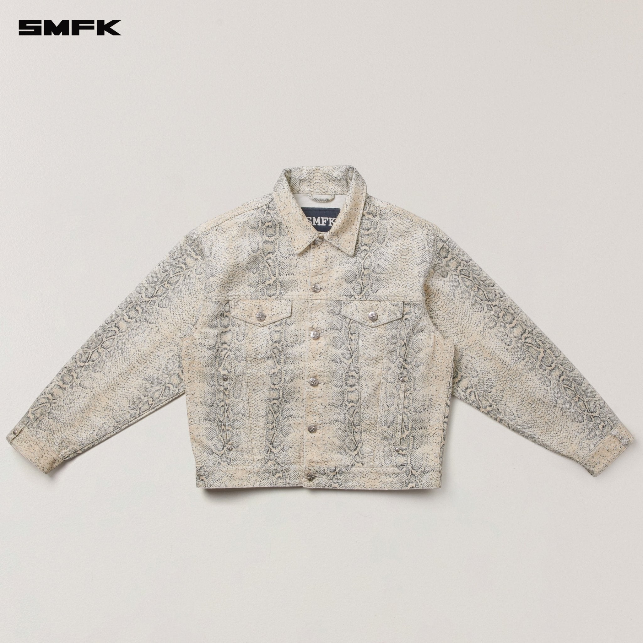 SMFK Compass Mode Camo Denim Jacket In Mirage Cobra | MADAX