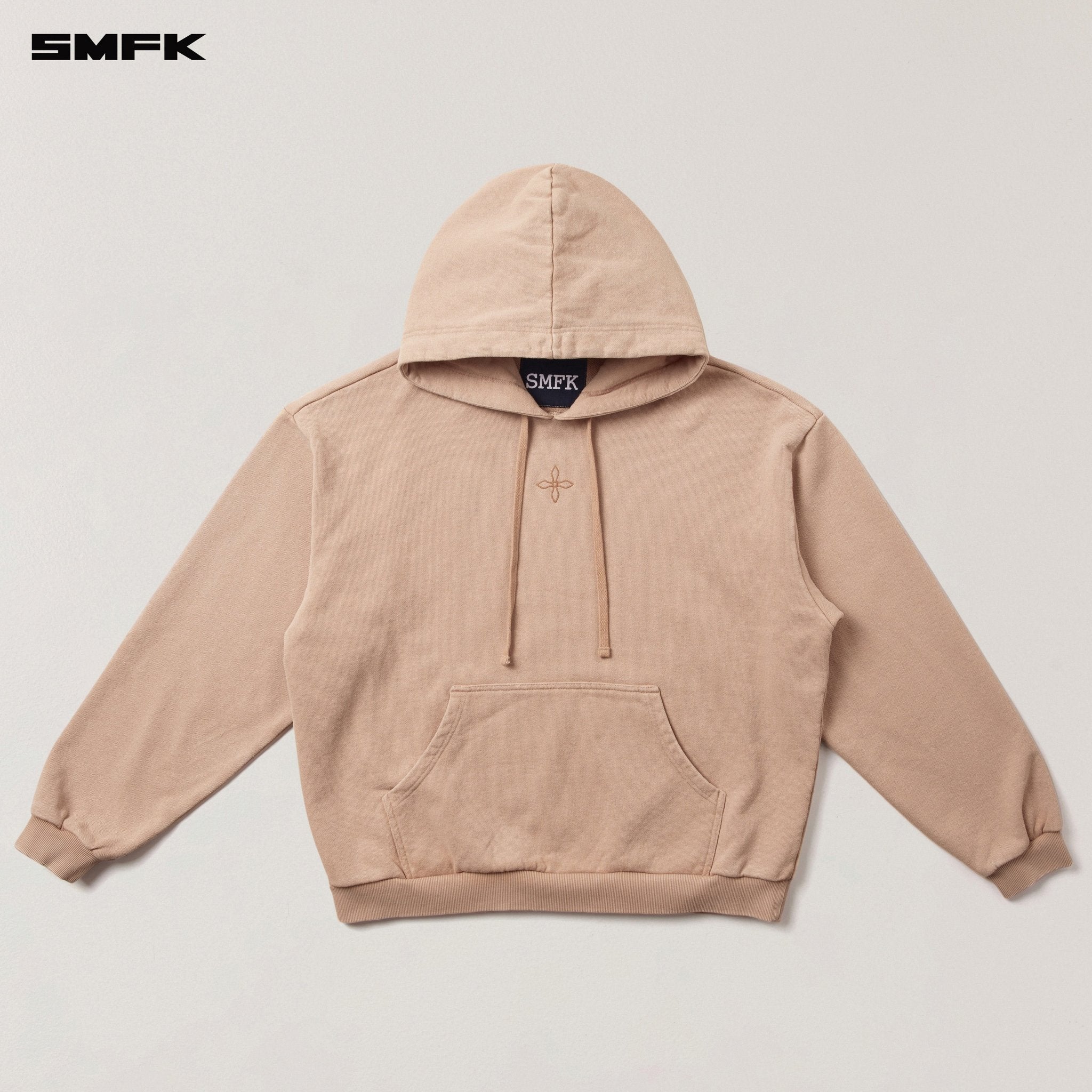 SMFK Compass Mode Loose Hoodie In Sand | MADAX
