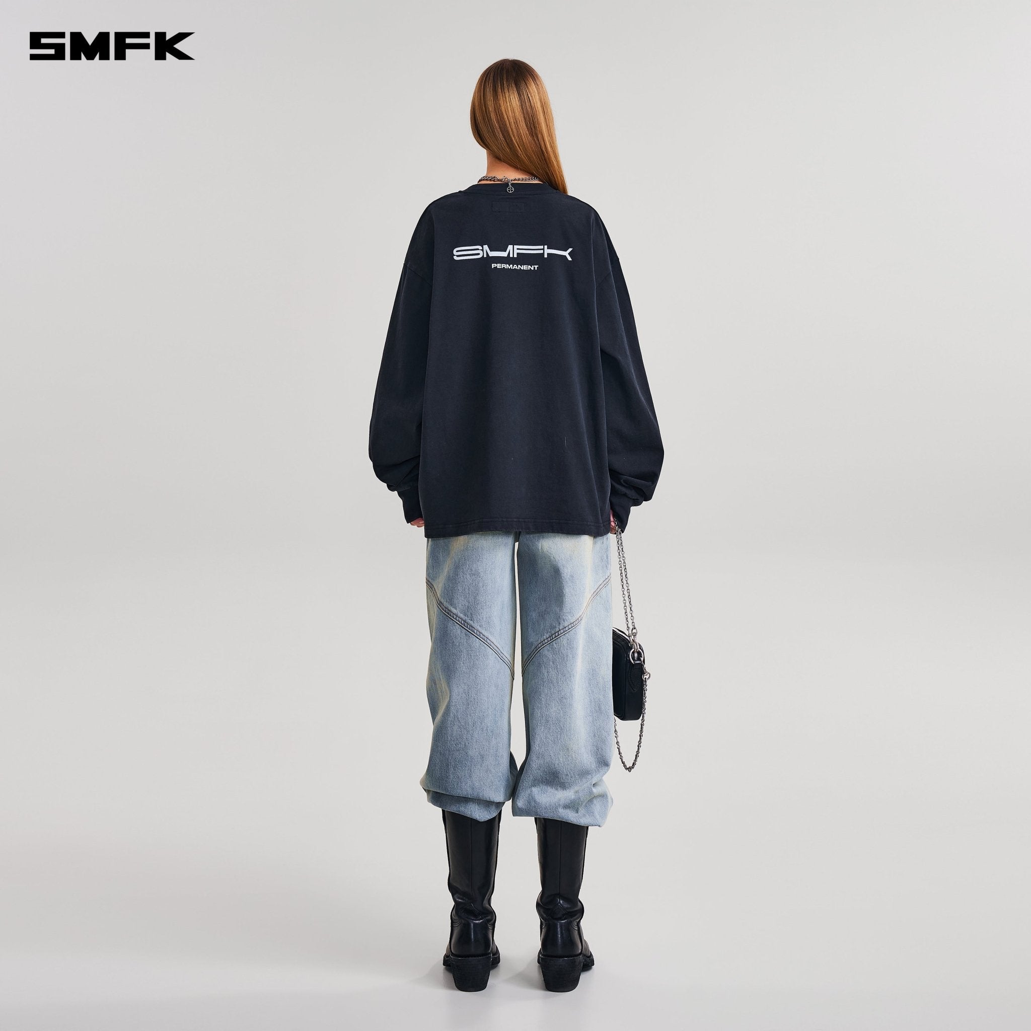 SMFK COMPASS MODE MASSIVE PULLOVER - PERMANENT WILD BLACK | MADAX