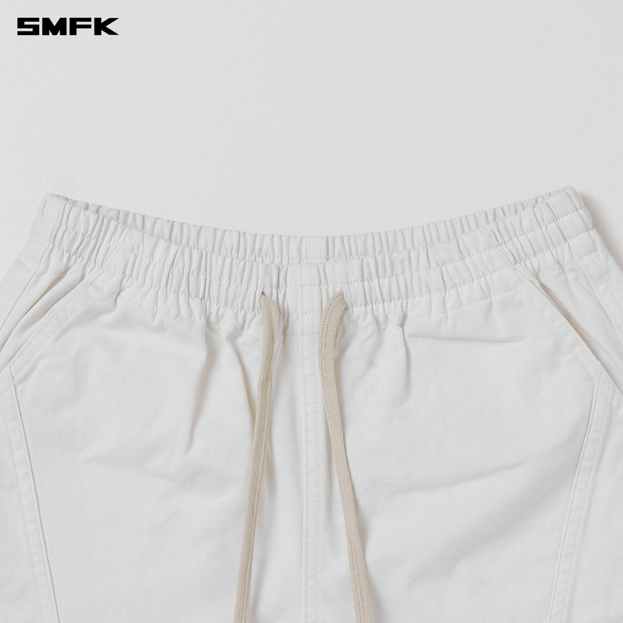 SMFK Compass Mode Rise - Up Shorts In Cloud White | MADAX
