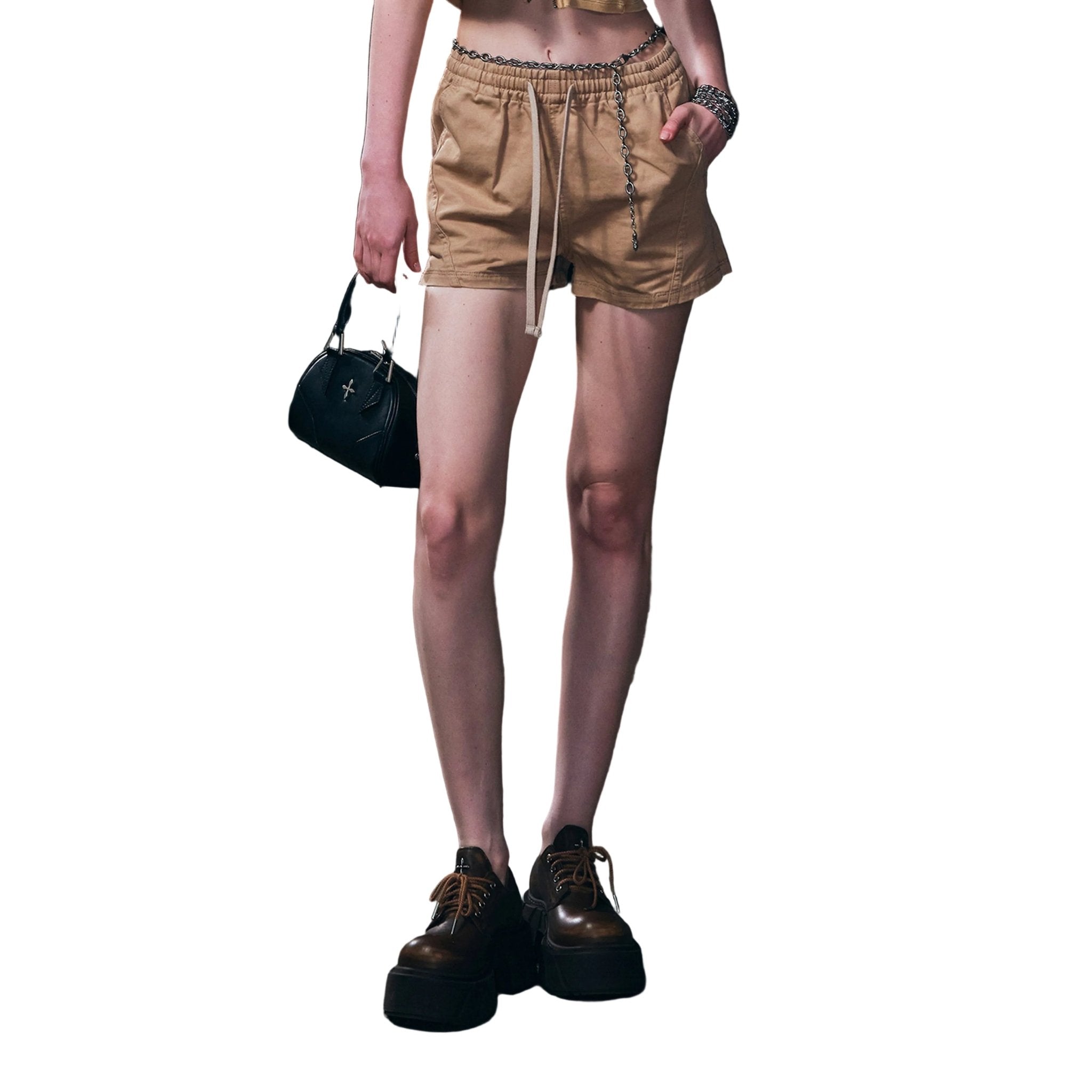 SMFK Compass Mode Rise - Up Shorts In Sand | MADAX