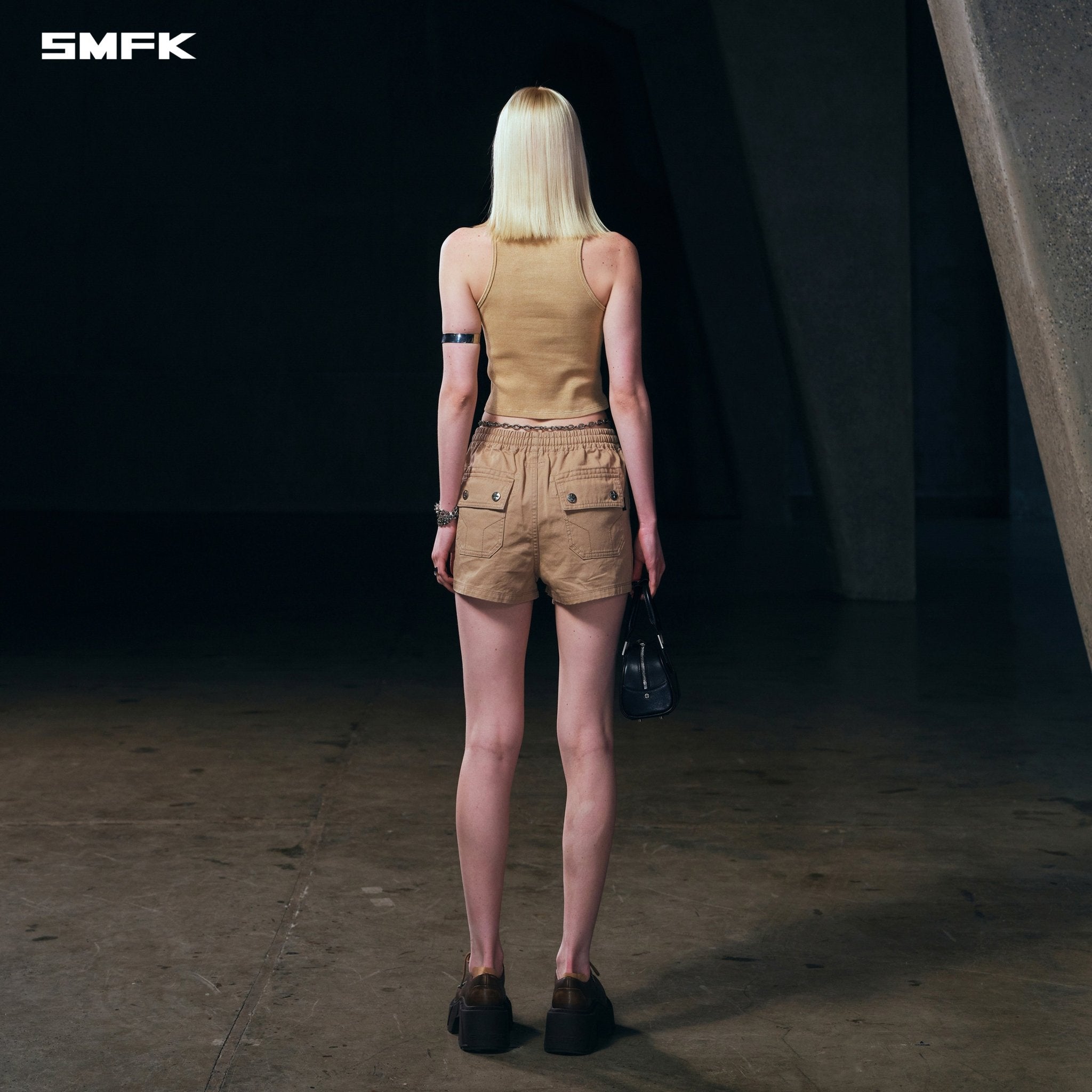 SMFK Compass Mode Rise - Up Shorts In Sand | MADAX