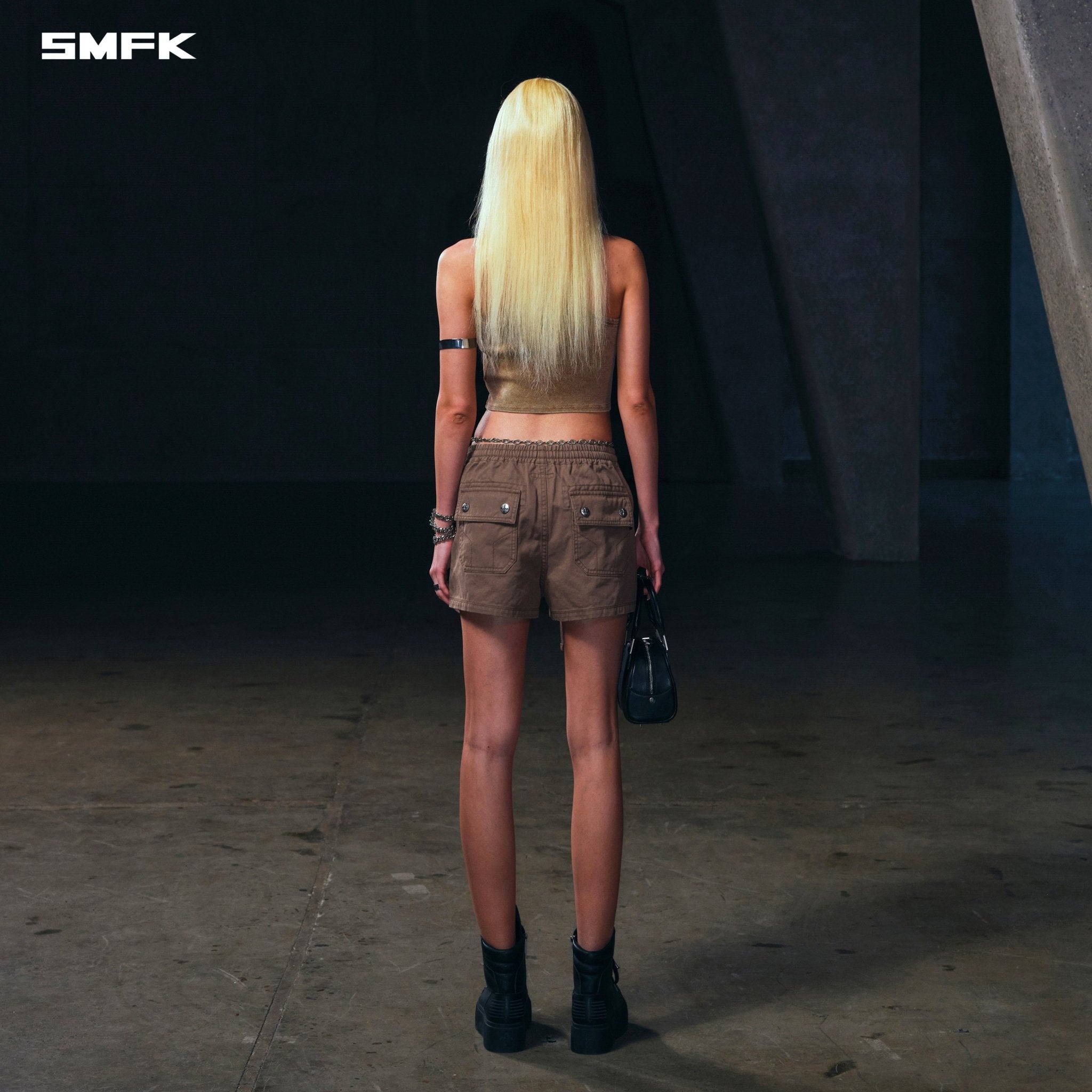 SMFK Compass Mode Rise - Up Shorts In Shadow Brown | MADAX