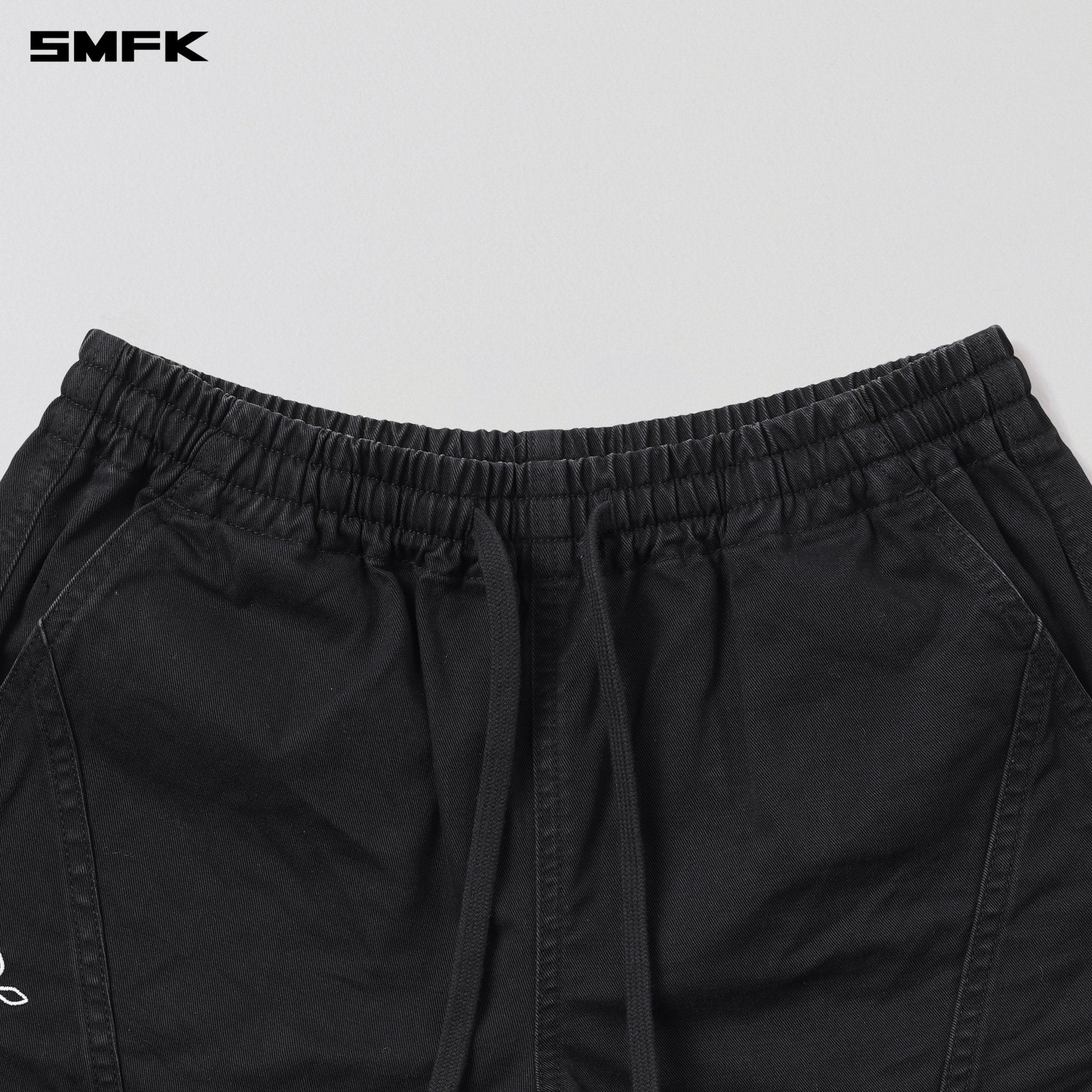 SMFK Compass Mode Rise - Up Shorts In Wild Black | MADAX