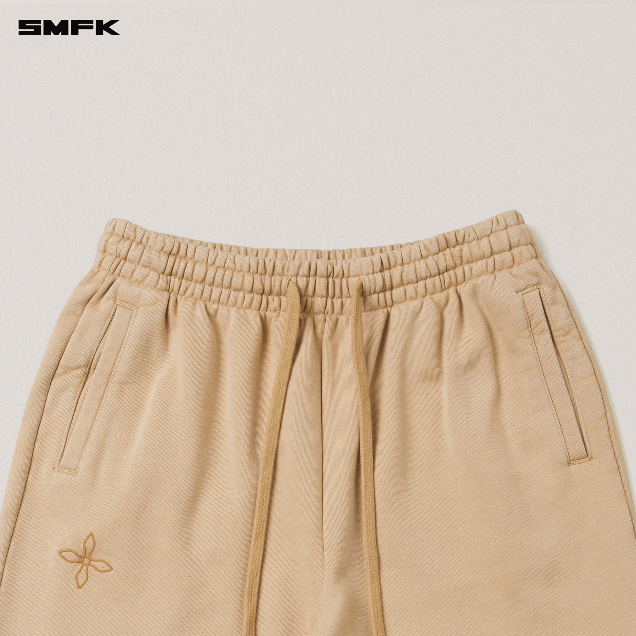 SMFK Compass Mode Straight Sports Pants In Sand | MADAX