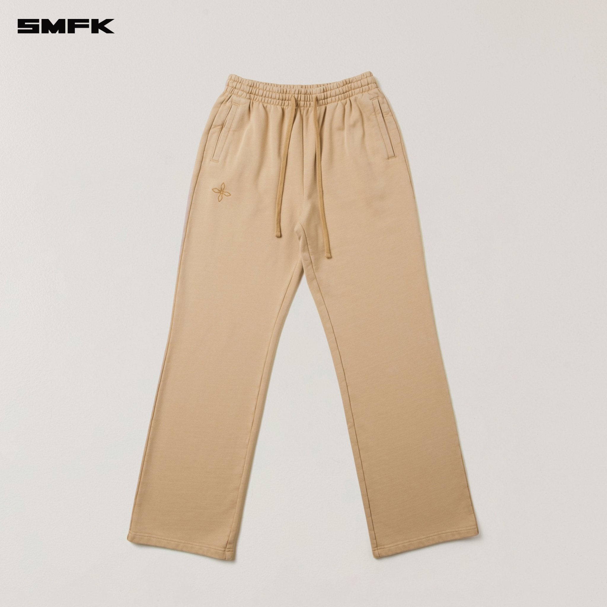 SMFK Compass Mode Straight Sports Pants In Sand | MADAX