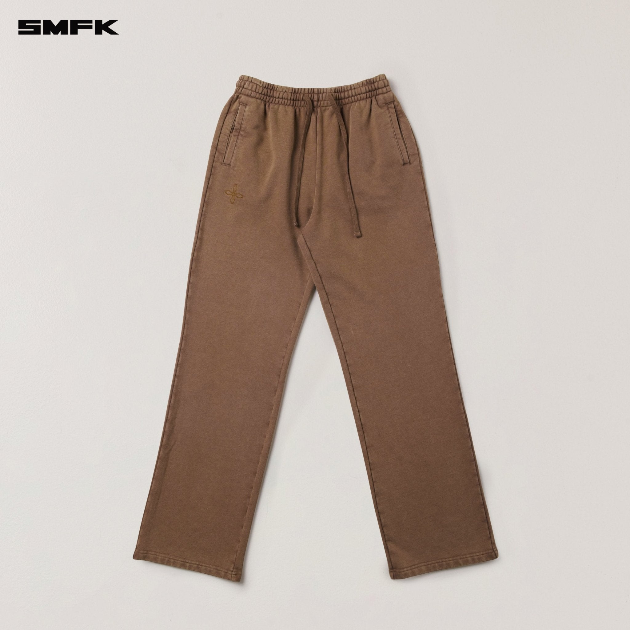 SMFK Compass Mode Straight Sports Pants In Wild Horse Brown | MADAX