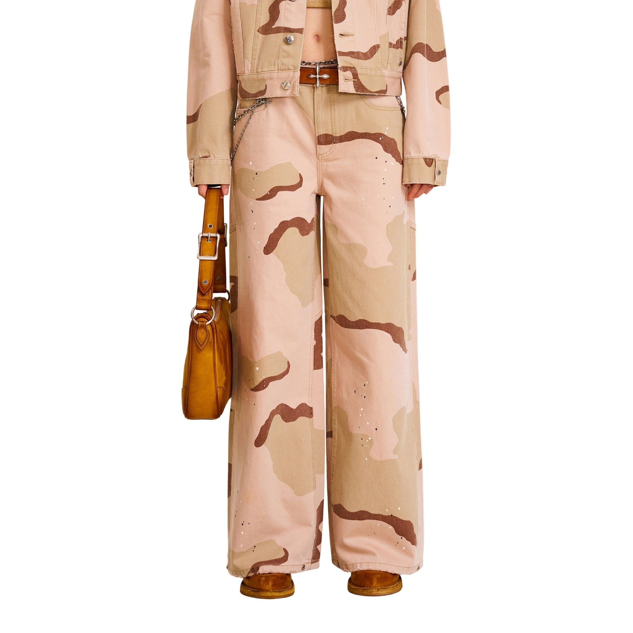 SMFK Compass Mode Tower Denim Pants In Desert Camouflage | MADAX