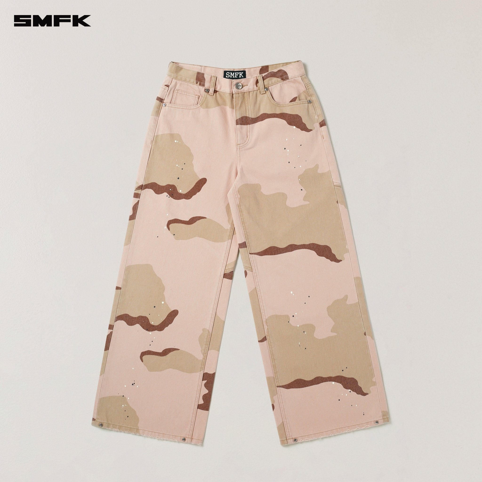 SMFK Compass Mode Tower Denim Pants In Desert Camouflage | MADAX