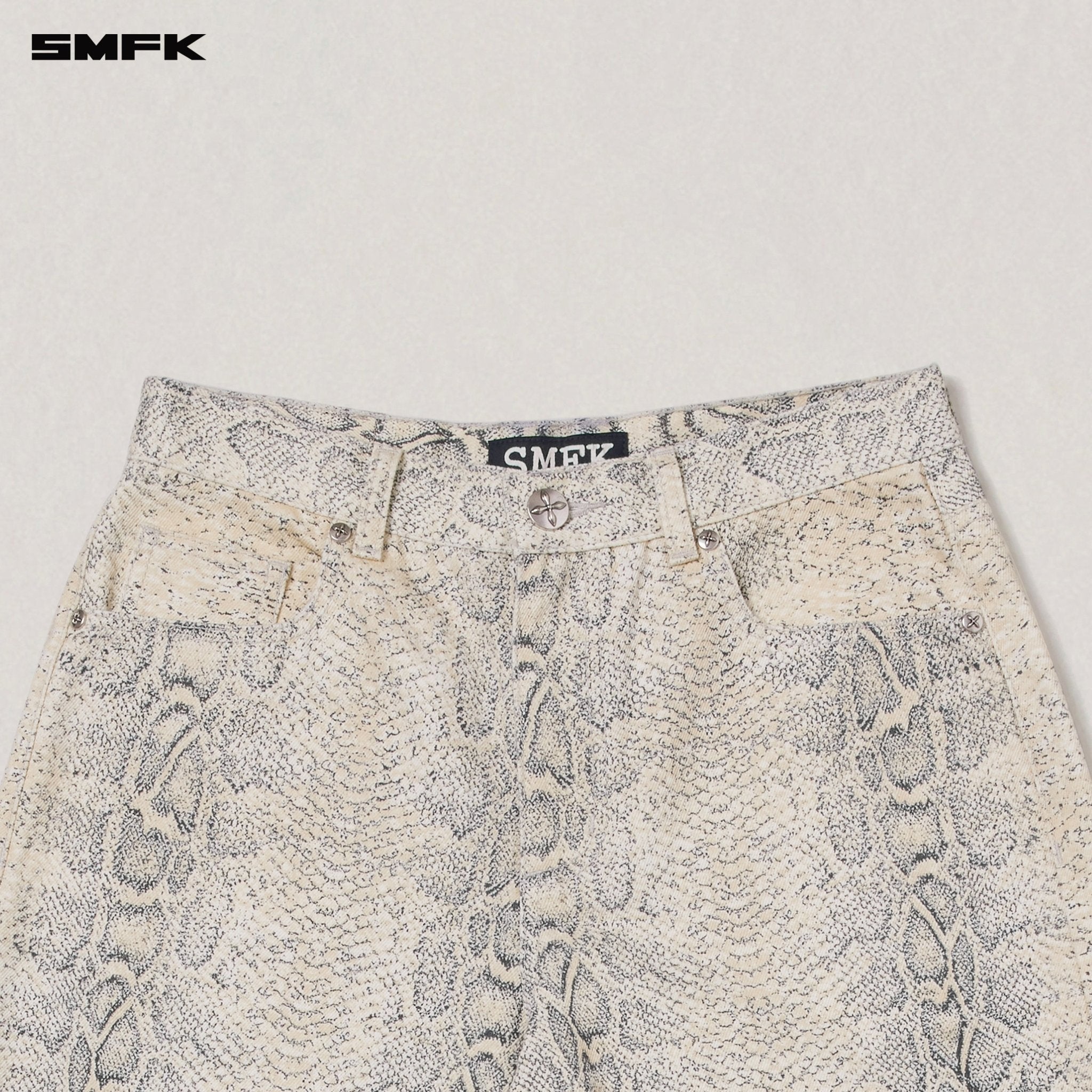 SMFK Compass Mode Tower Denim Pants In Mirage Cobra | MADAX
