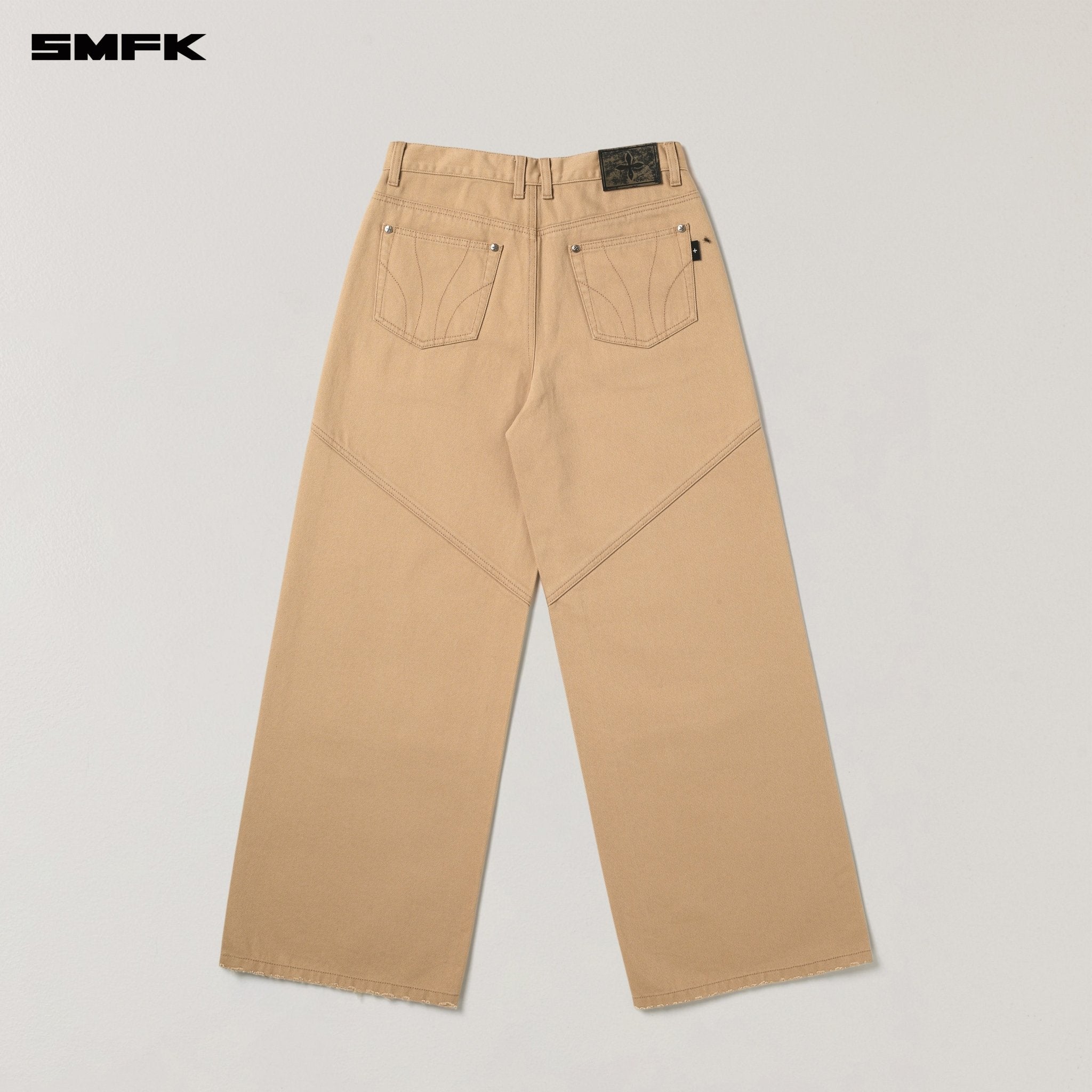 SMFK Compass Mode Tower Denim Pants In Sand | MADAX