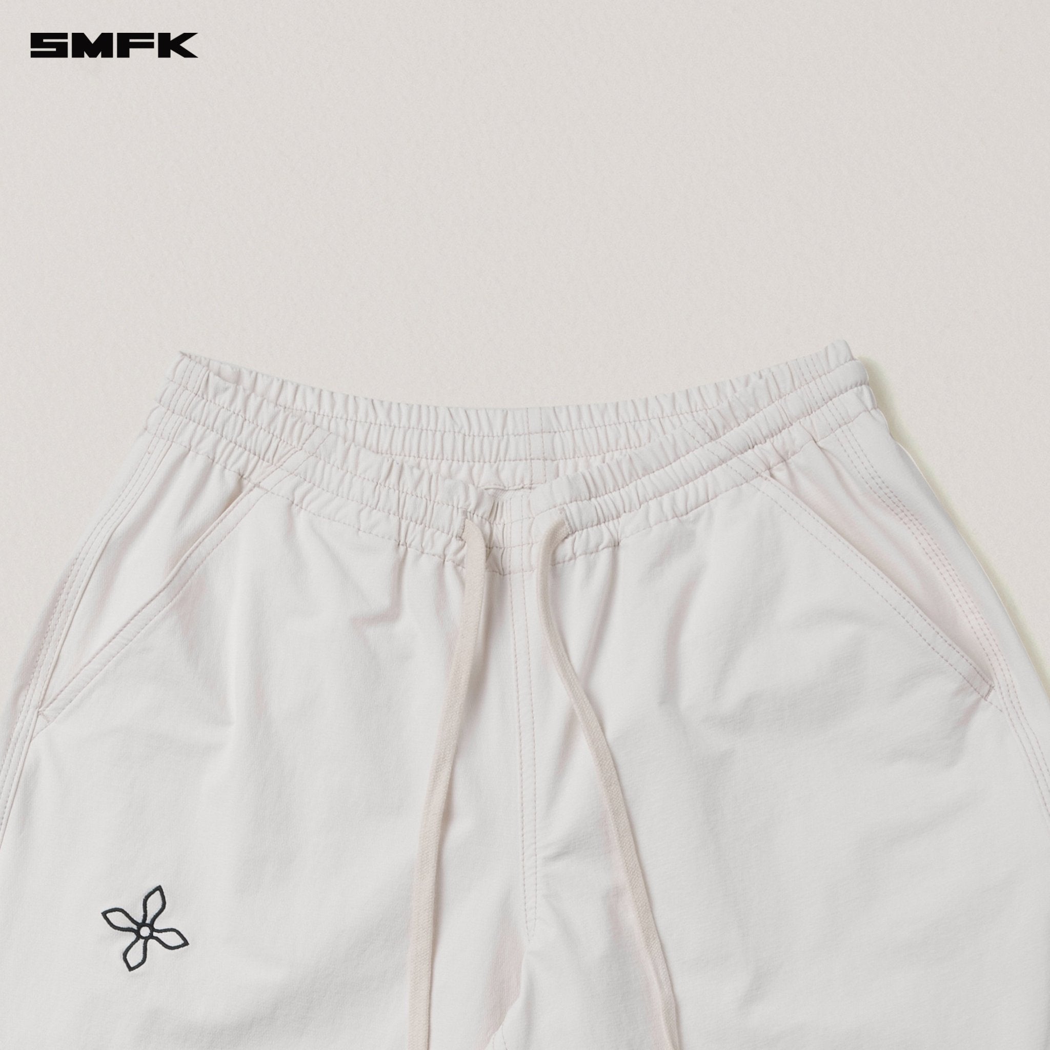 SMFK Compass Mode Tower Hike - Tech Sports Pants In Antique White | MADAX
