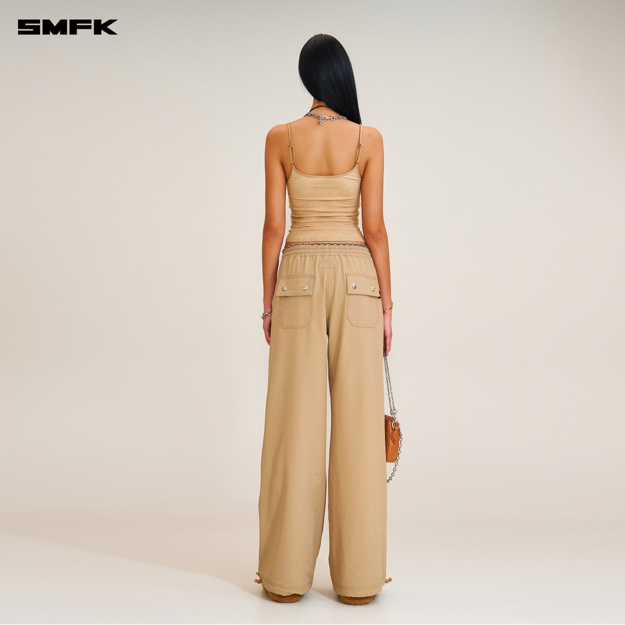 SMFK Compass Mode Tower Hike - Tech Sports Pants In Sand | MADAX