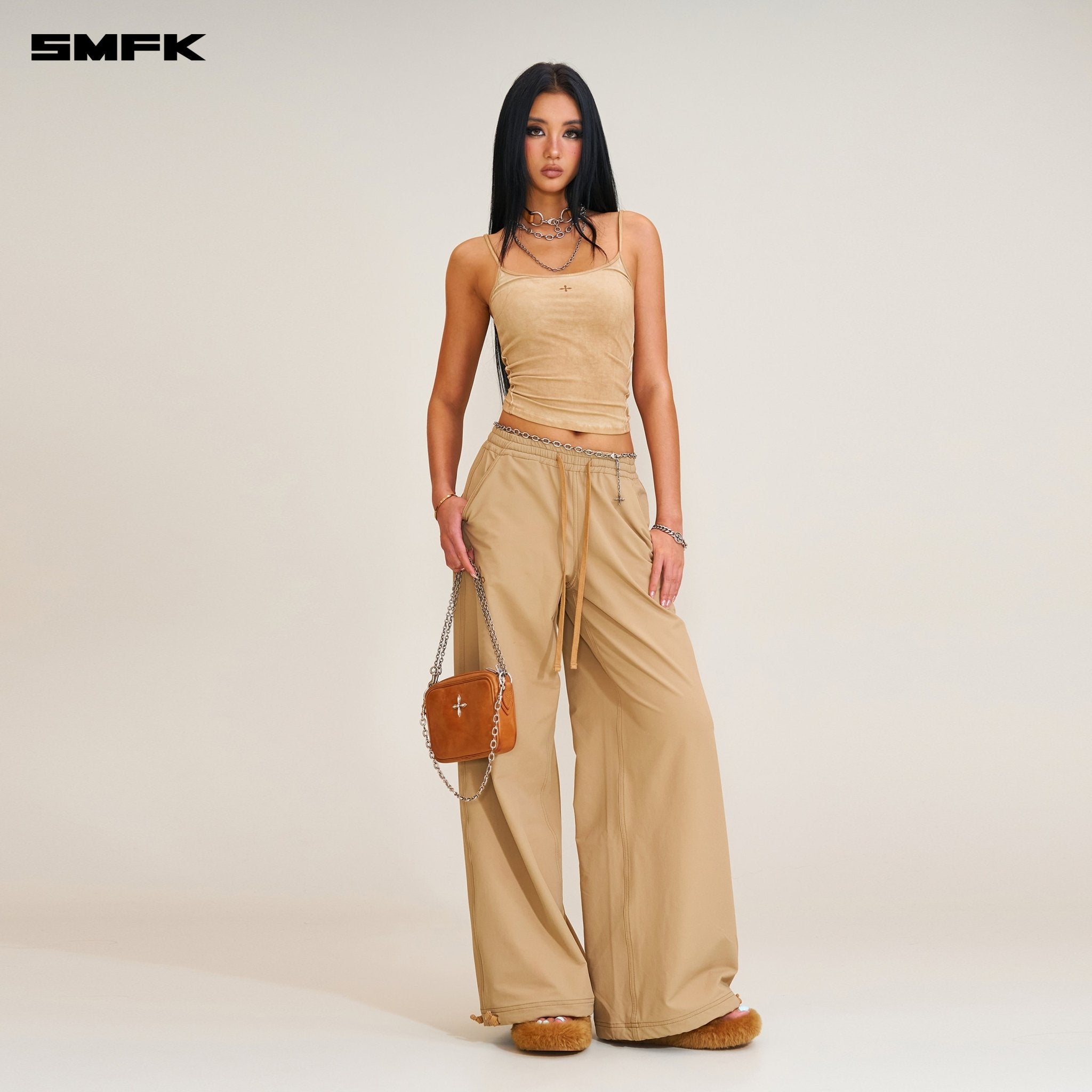 SMFK Compass Mode Tower Hike - Tech Sports Pants In Sand | MADAX