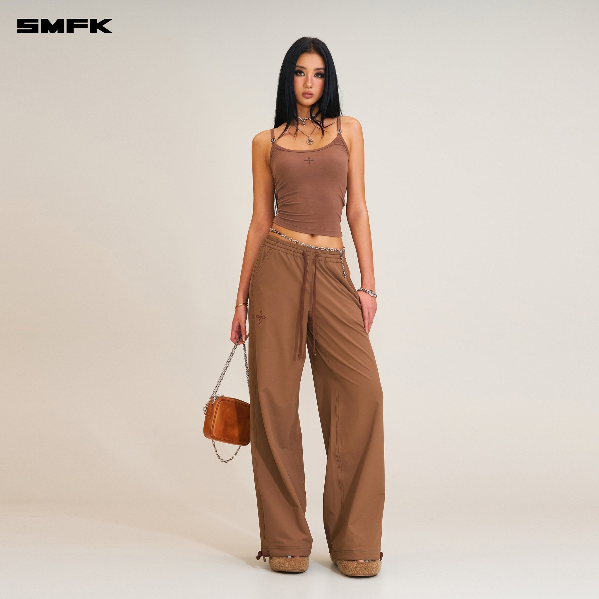 SMFK Compass Mode Tower Hike - Tech Sports Pants In Wild Horse Brown | MADAX