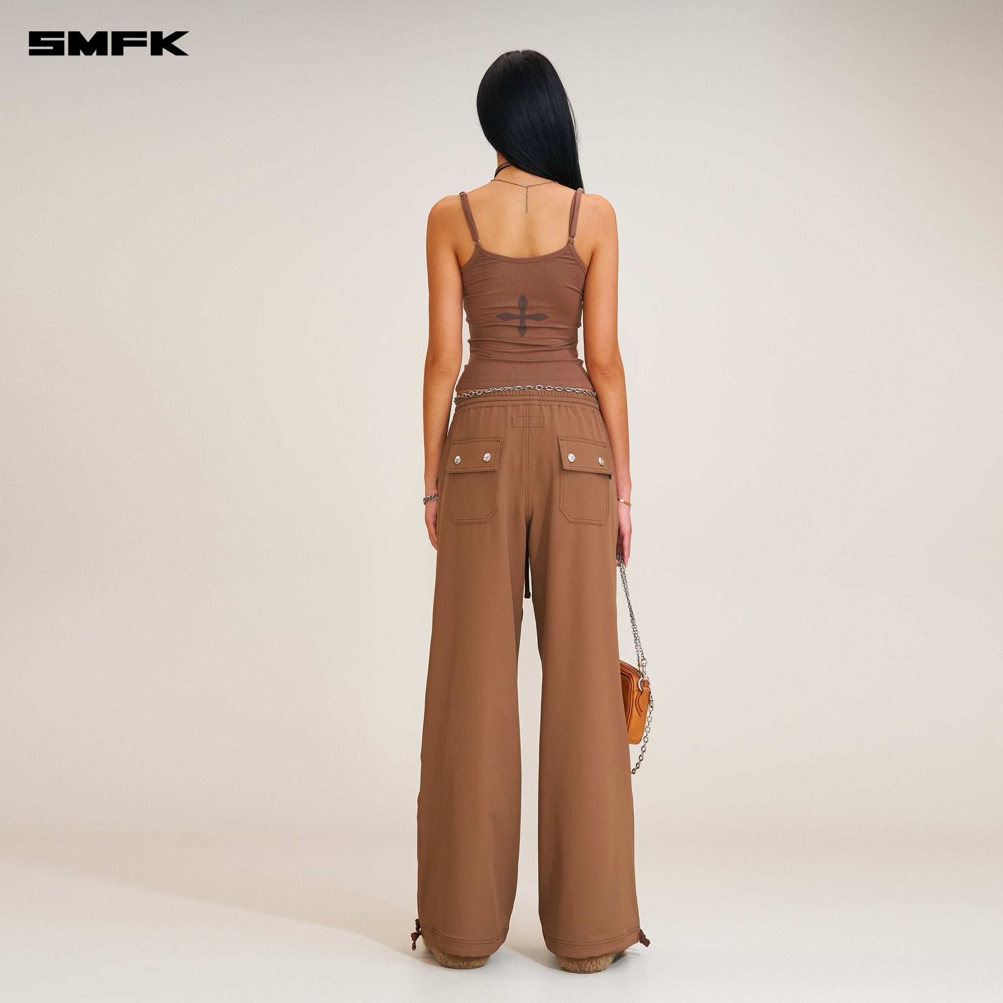 SMFK Compass Mode Tower Hike - Tech Sports Pants In Wild Horse Brown | MADAX