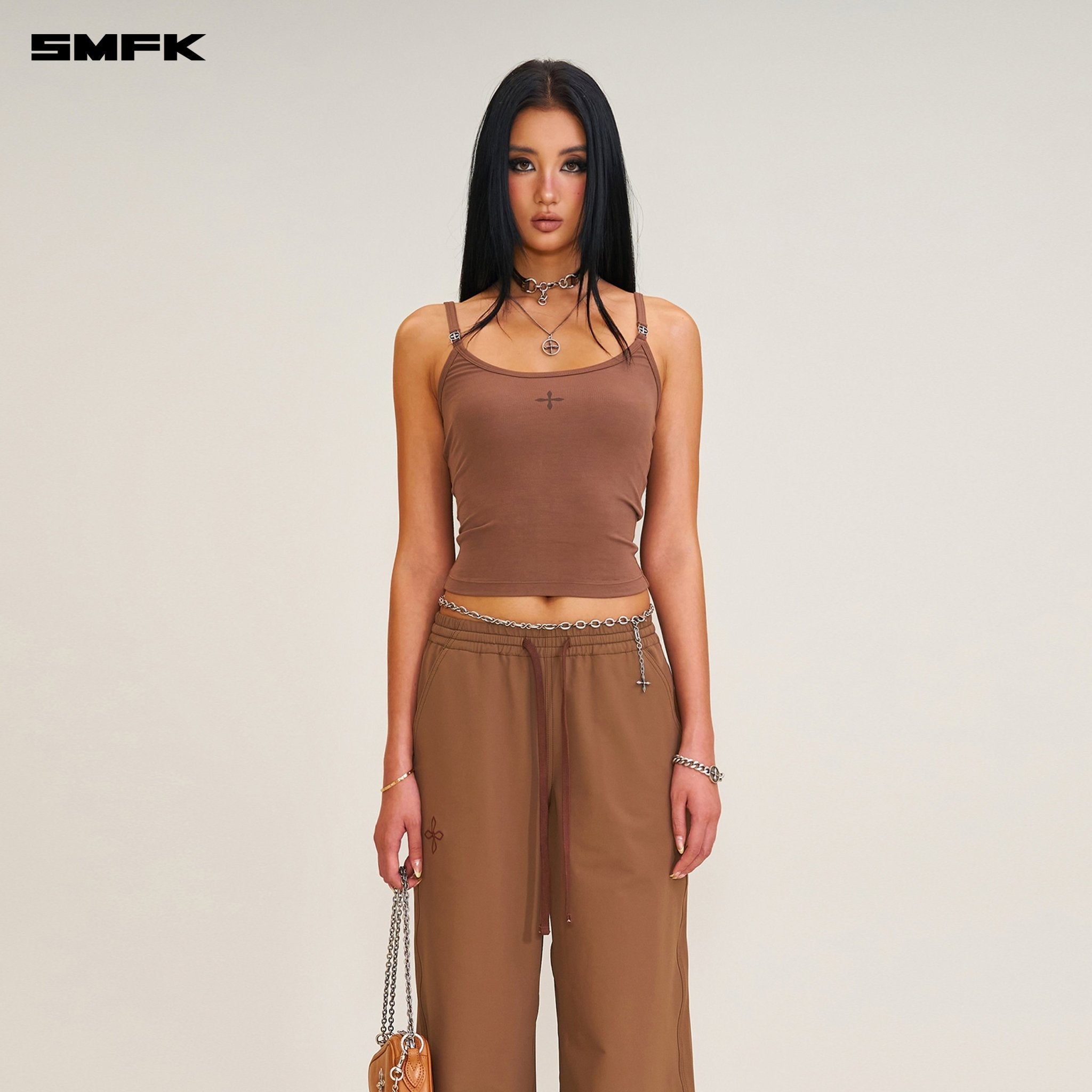 SMFK Compass Mode Tower Hike - Tech Sports Pants In Wild Horse Brown | MADAX