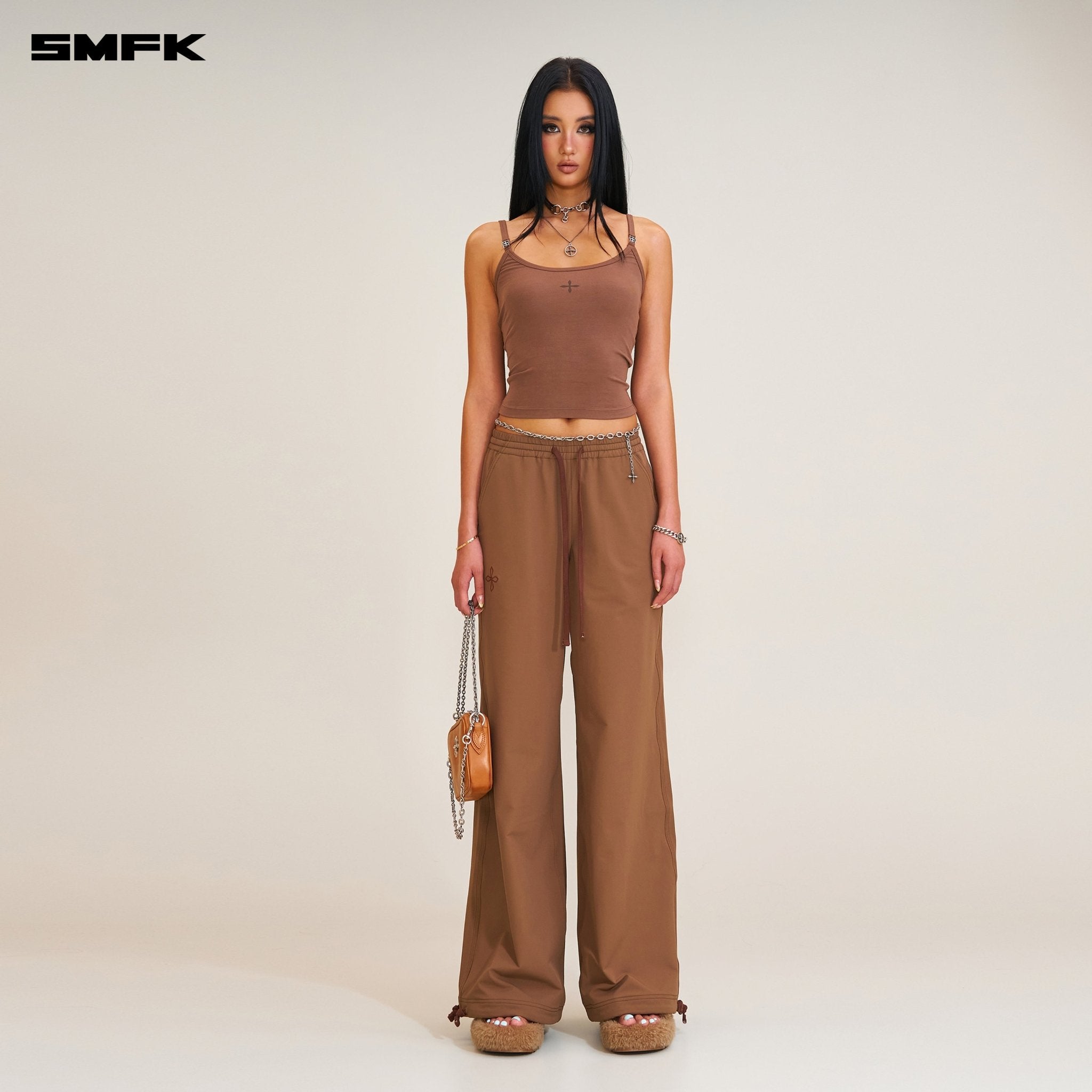 SMFK Compass Mode Tower Hike - Tech Sports Pants In Wild Horse Brown | MADAX