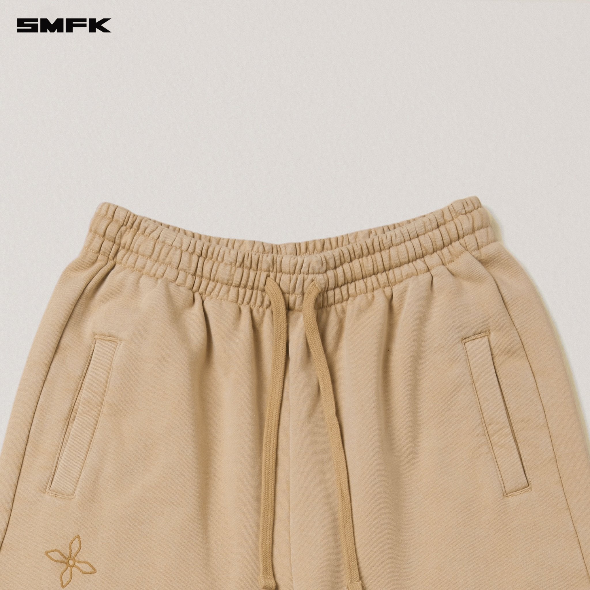 SMFK Compass Mode Tower Loose Sports Pants In Sand | MADAX