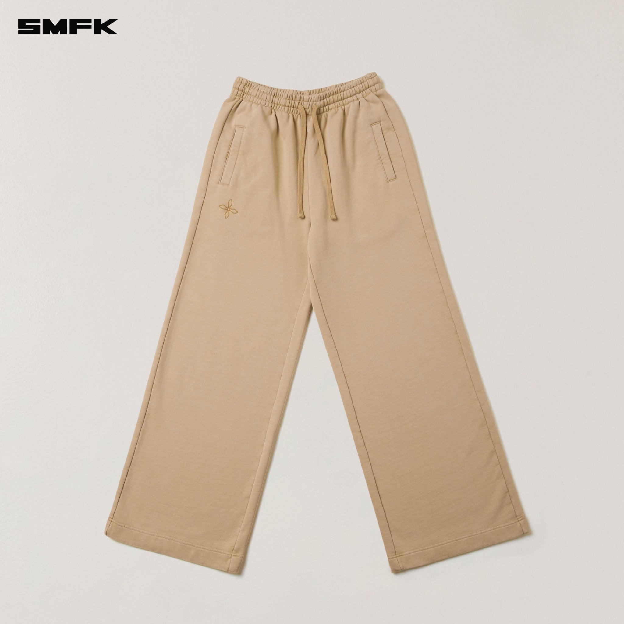 SMFK Compass Mode Tower Loose Sports Pants In Sand | MADAX