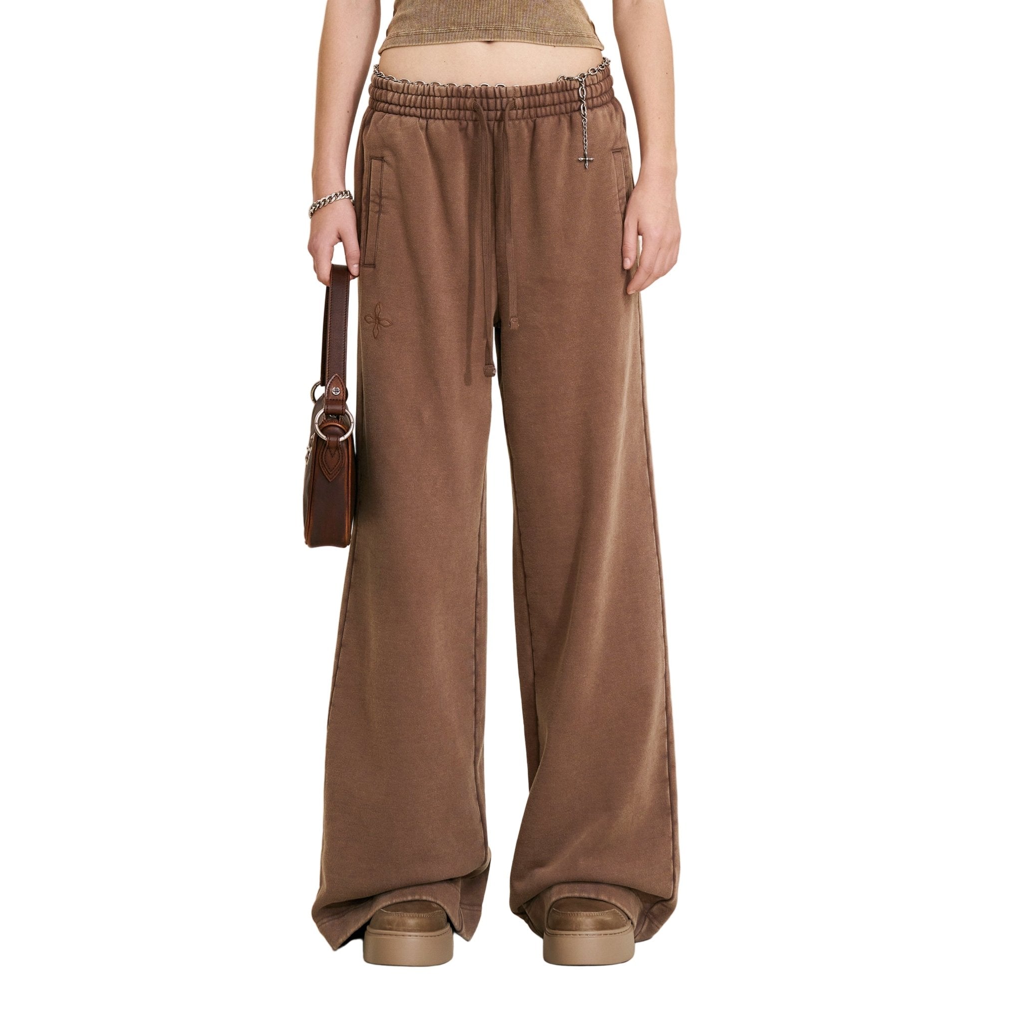SMFK Compass Mode Tower Loose Sports Pants In Wild Horse Brown | MADAX