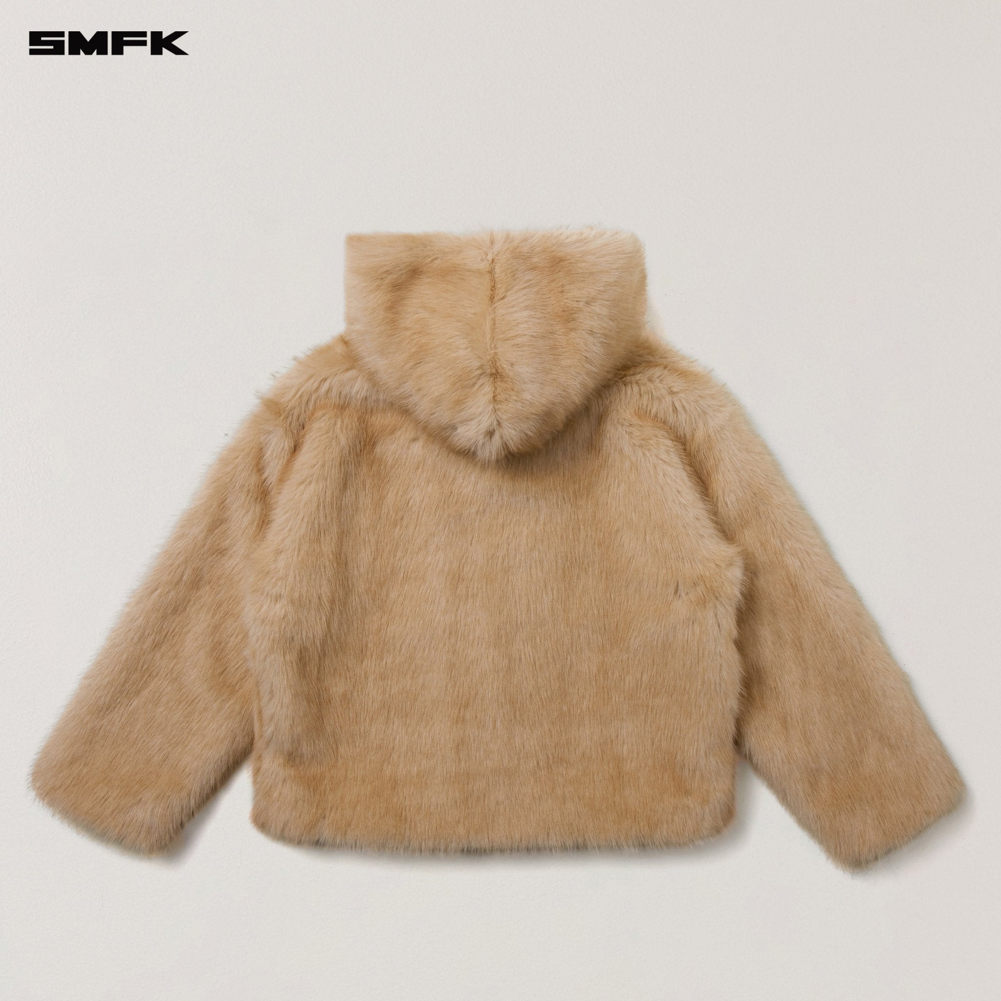 SMFK COMPASS MODE WASTELAND FURRY LOOSE HOODIE SAND | MADAX
