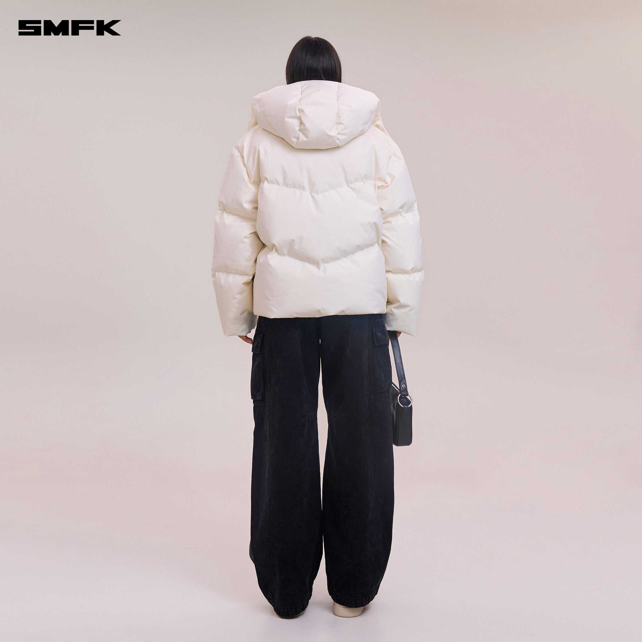 SMFK COMPASS MODE WASTELAND HUNTING DOWN JACKET/LOOSE/ SNOW MOUNTAIN WHITE | MADAX