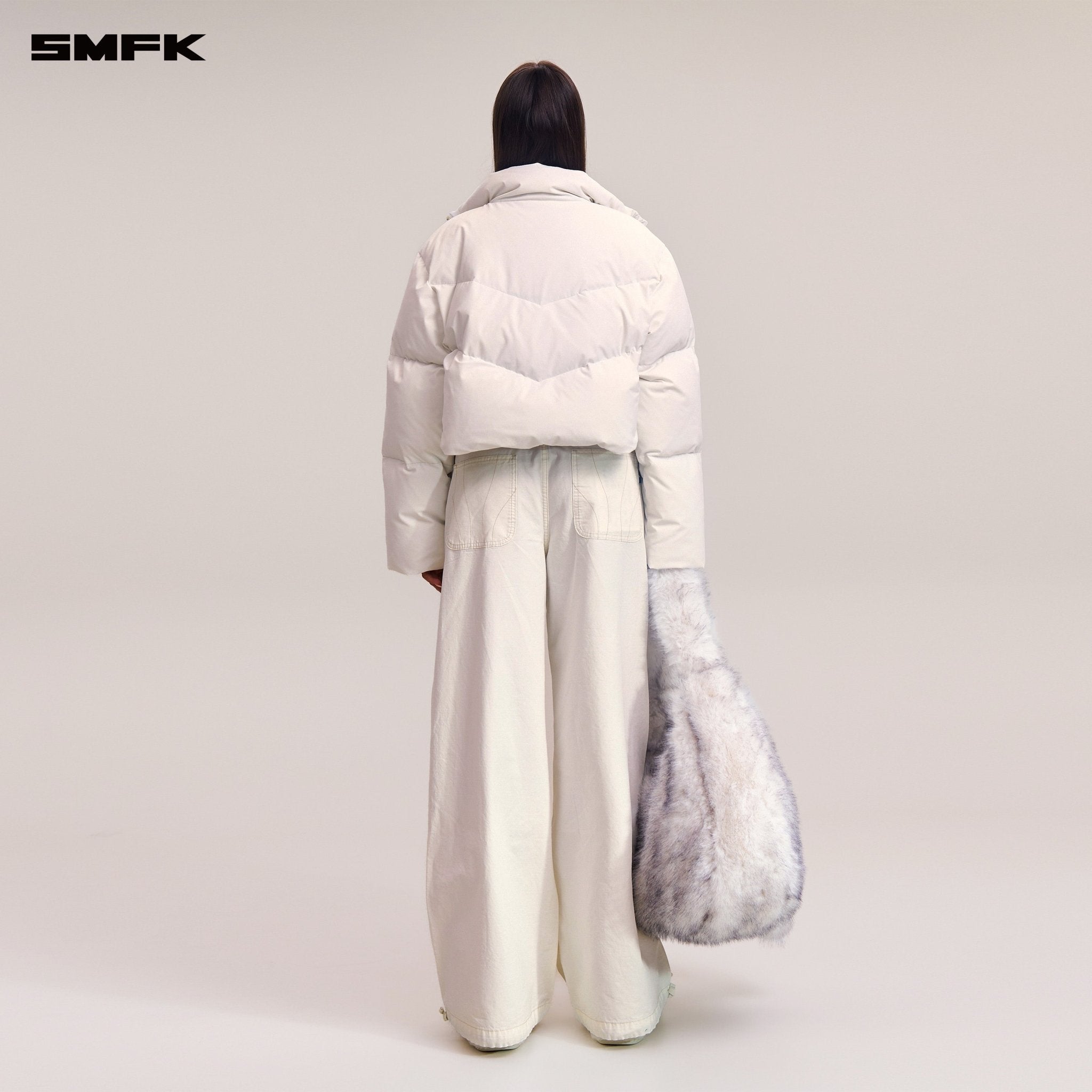 SMFK COMPASS MODE WASTELAND HUNTING DOWN JACKET/SHORT/ SNOW MOUNTAIN WHITE | MADAX