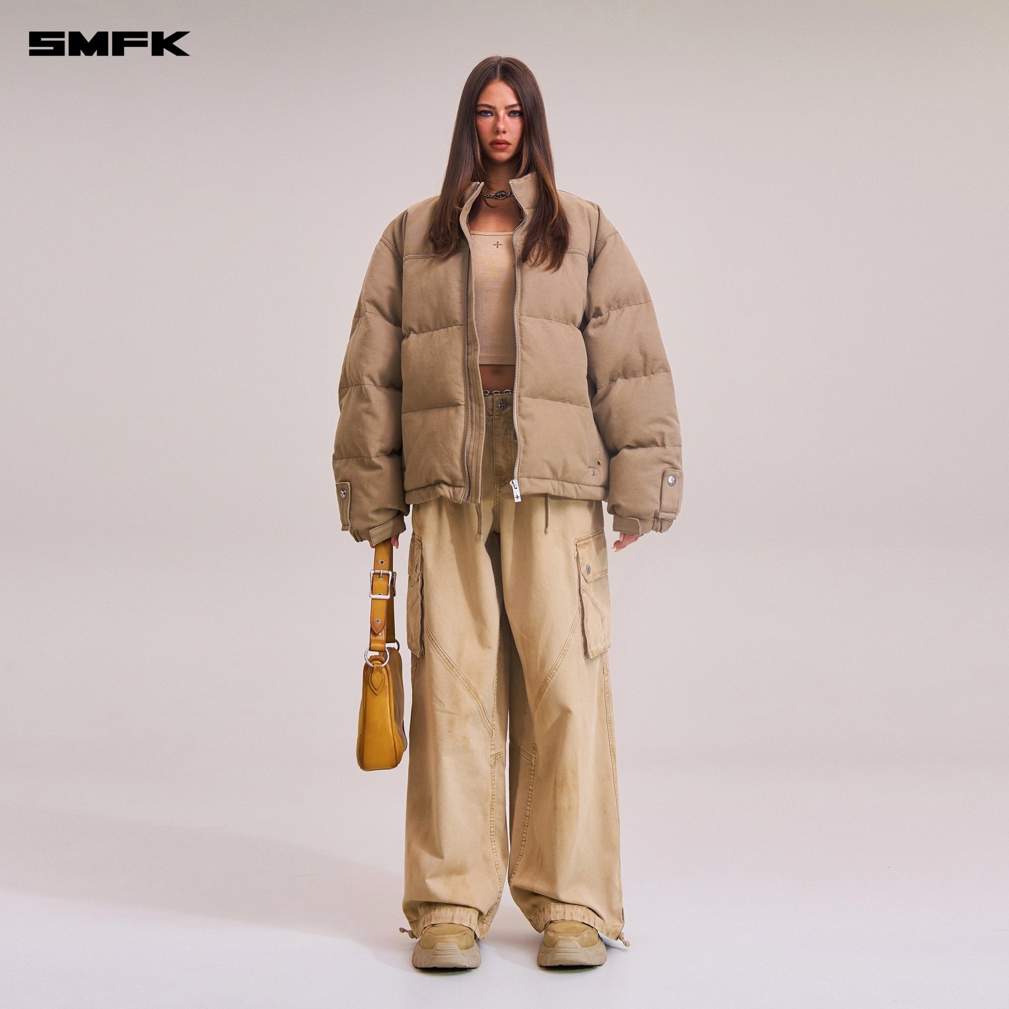 SMFK COMPASS MODE WASTELAND HUNTING WADDED JACKET IN SAND | MADAX