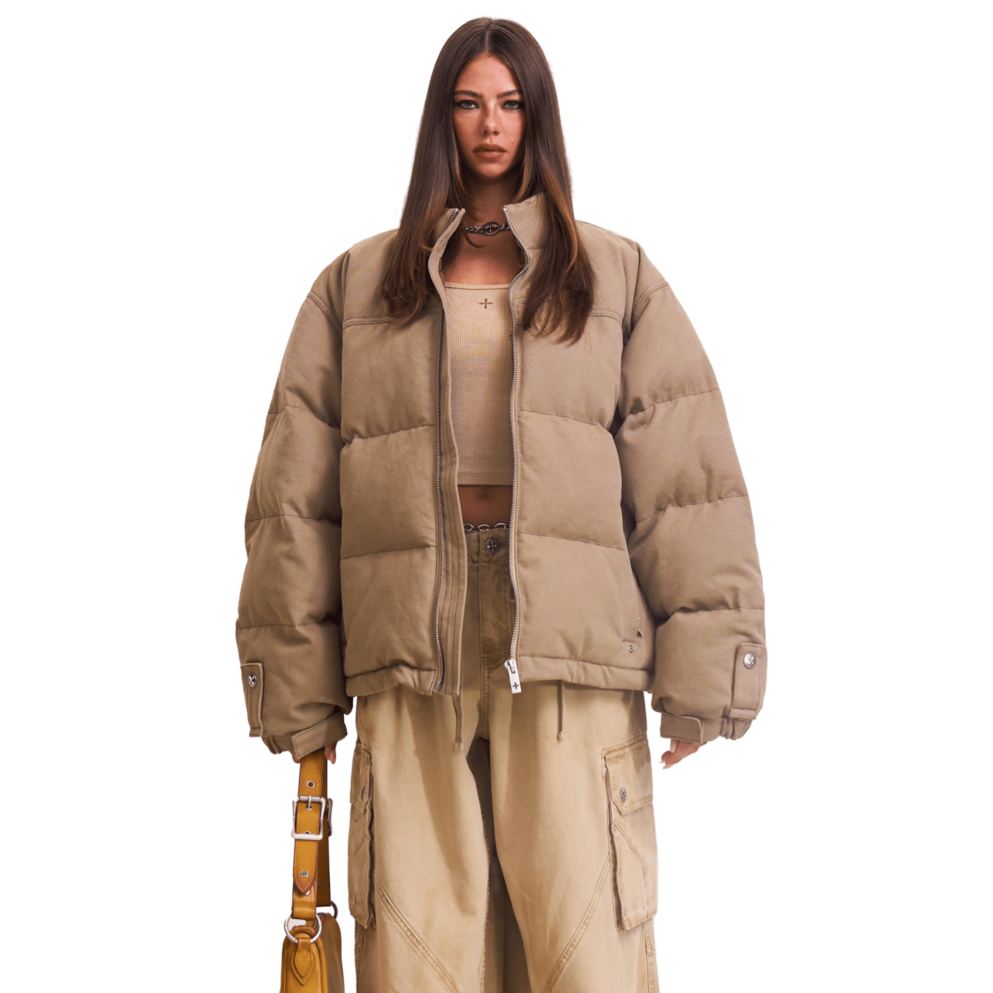 SMFK COMPASS MODE WASTELAND HUNTING WADDED JACKET IN SAND | MADAX