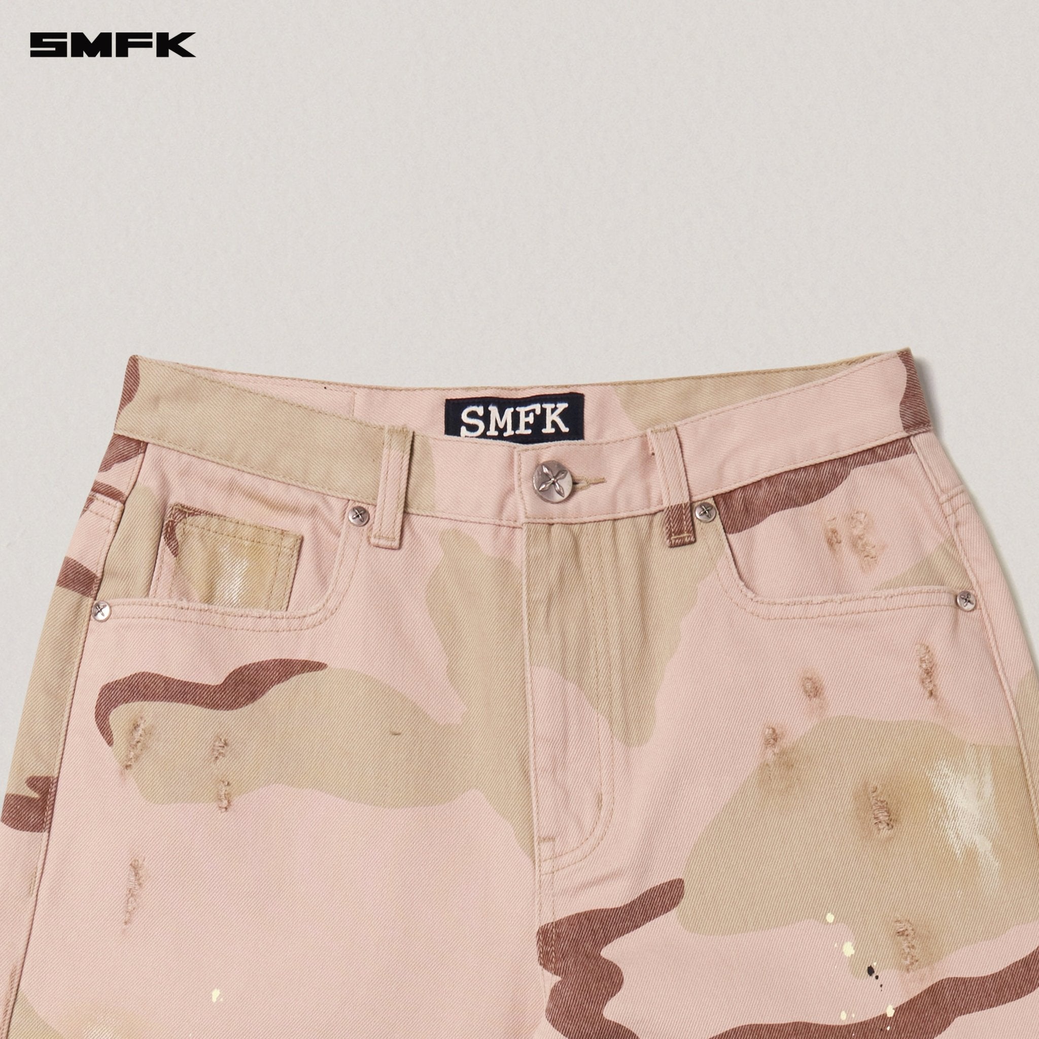 Compass Mode Wasteland Loose Straight Denim Pant In Desert