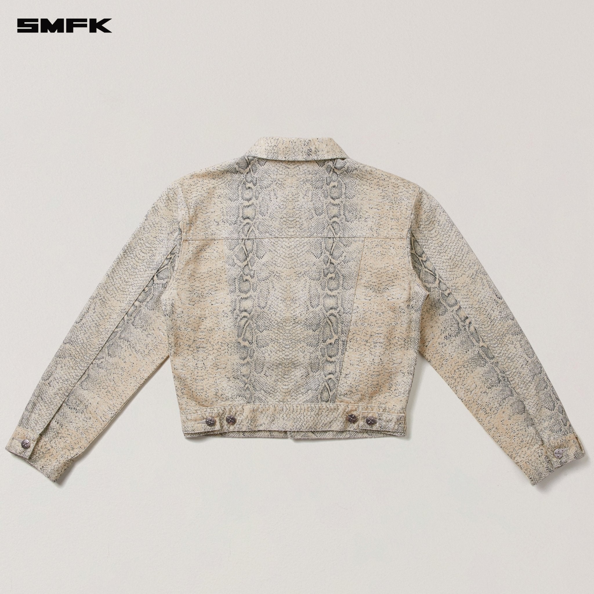 SMFK Compass Permanent Slim Denim Jacket In Mirage Cobra | MADAX