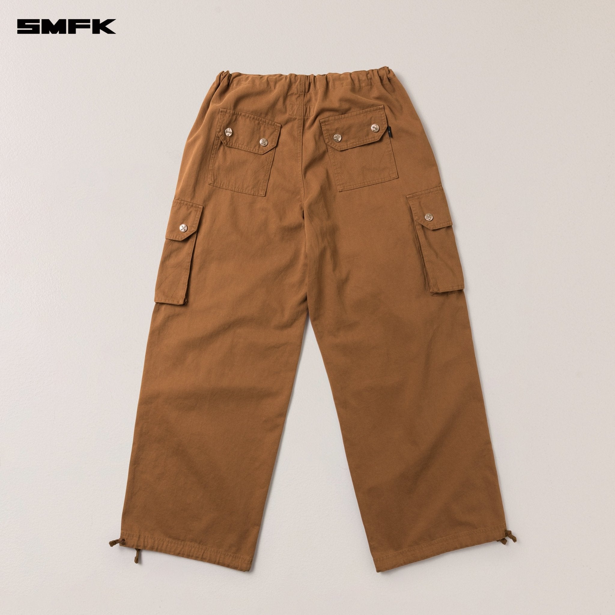 SMFK Compass Retro Camo Para Pants In Brown | MADAX