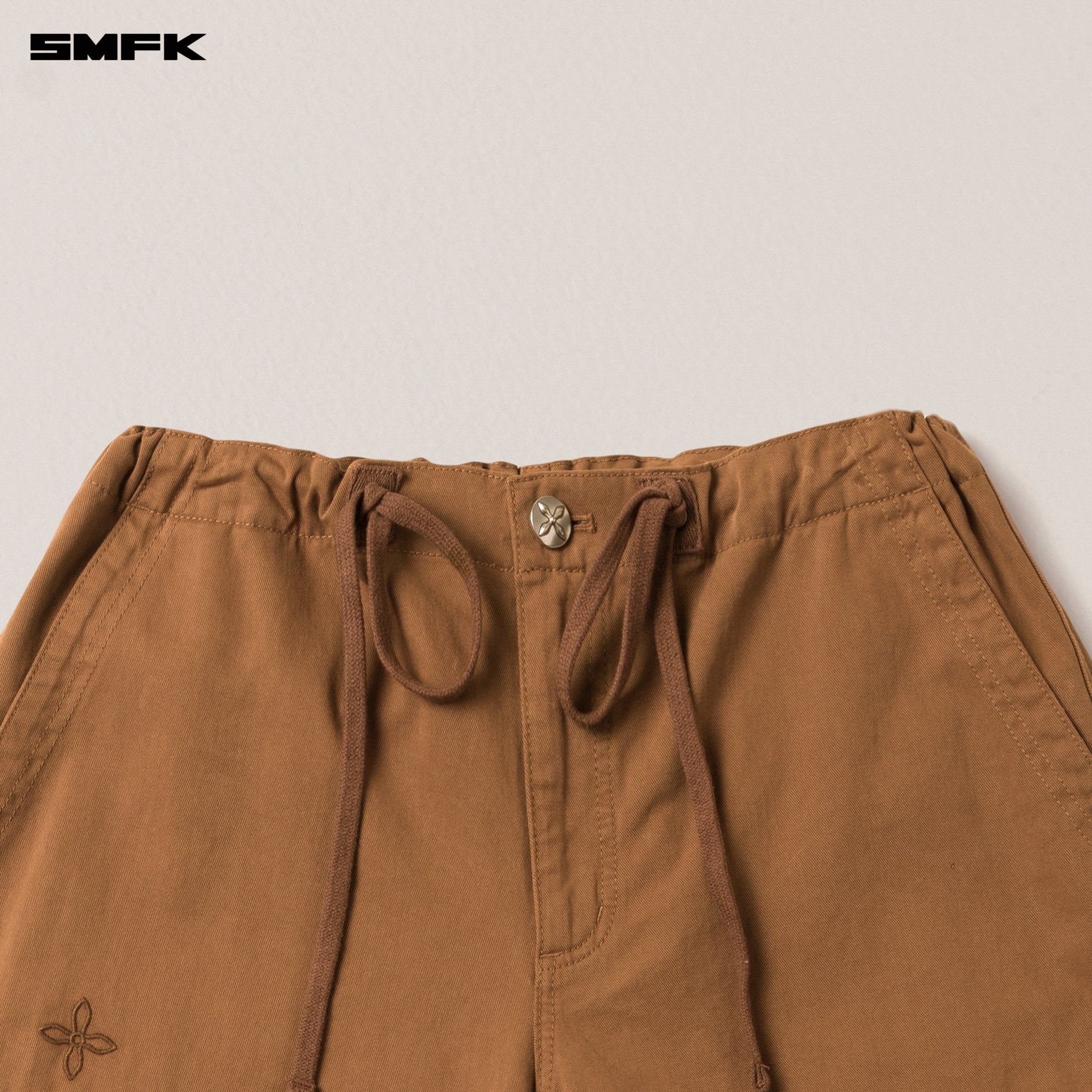 SMFK Compass Retro Camo Para Pants In Brown | MADAX