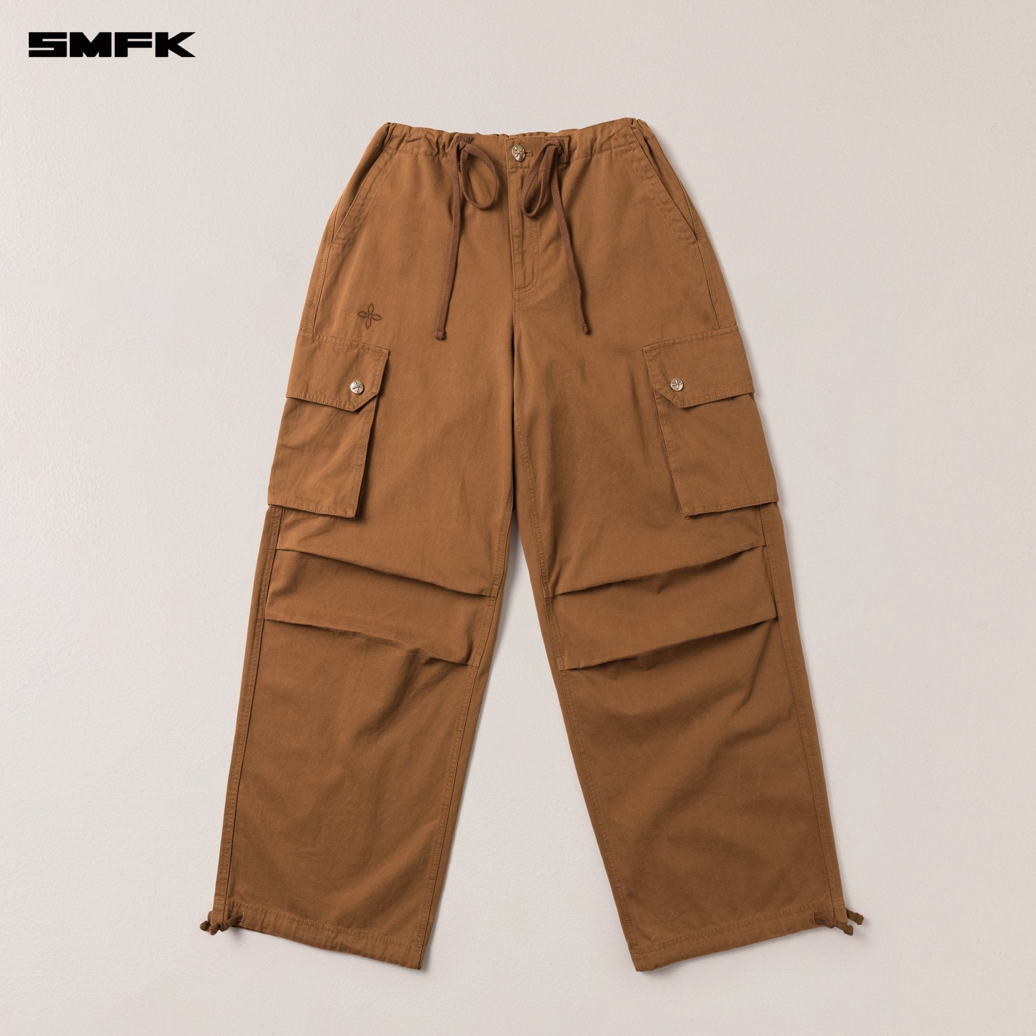 SMFK Compass Retro Camo Para Pants In Brown | MADAX