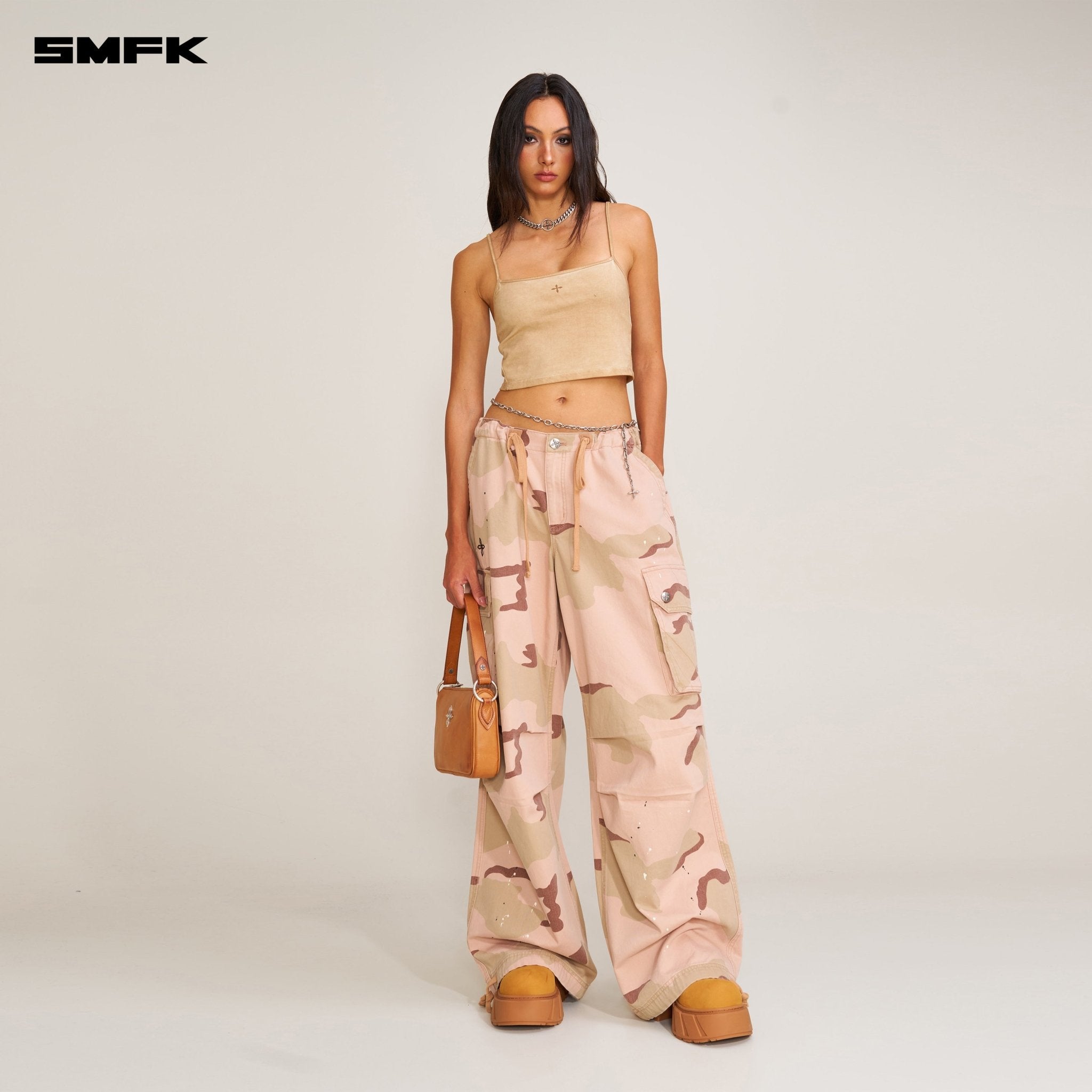 SMFK Compass Retro Camo Para Pants In Desert Camouflage | MADAX