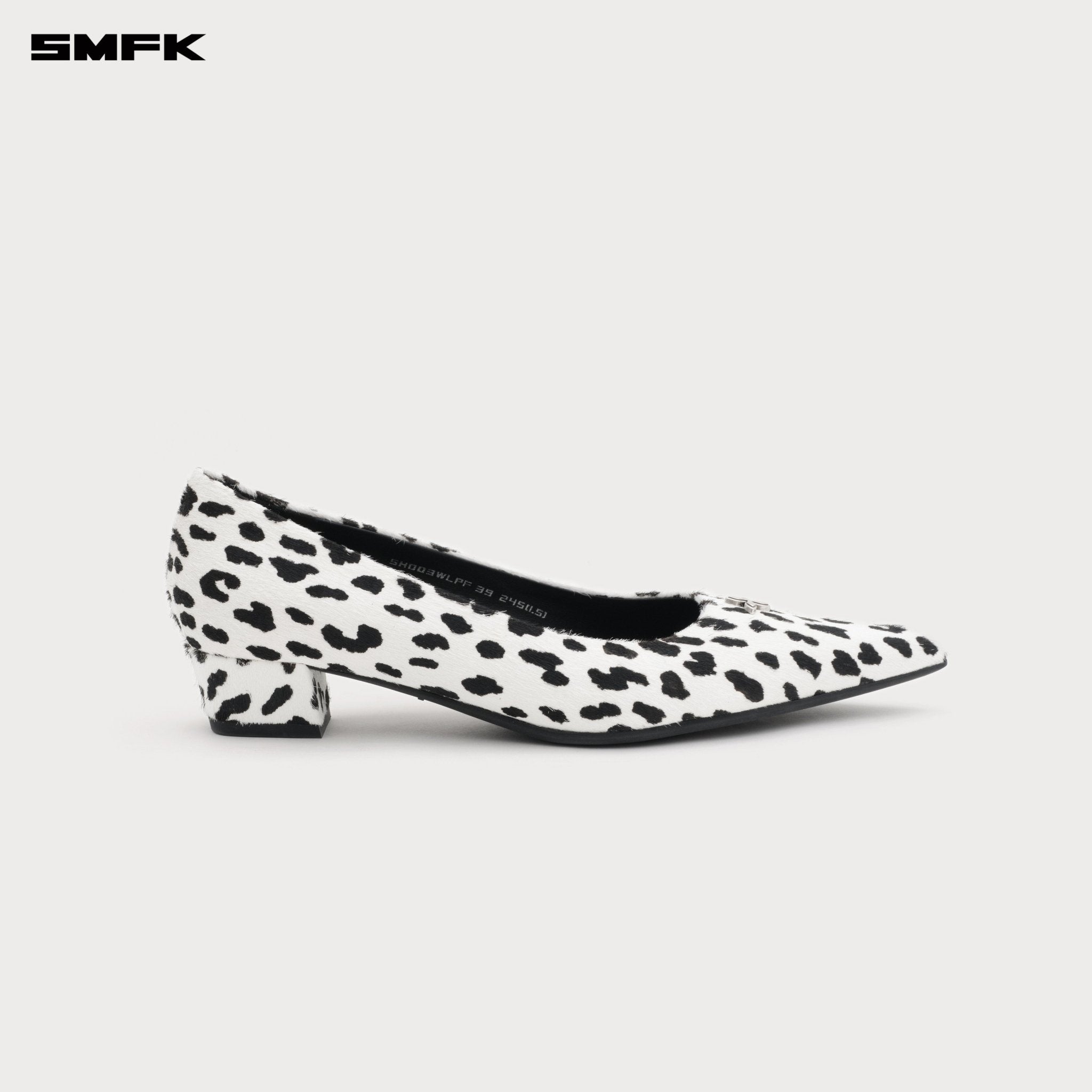 SMFK Compass Rivet Classic Fur High - Heels In White | MADAX