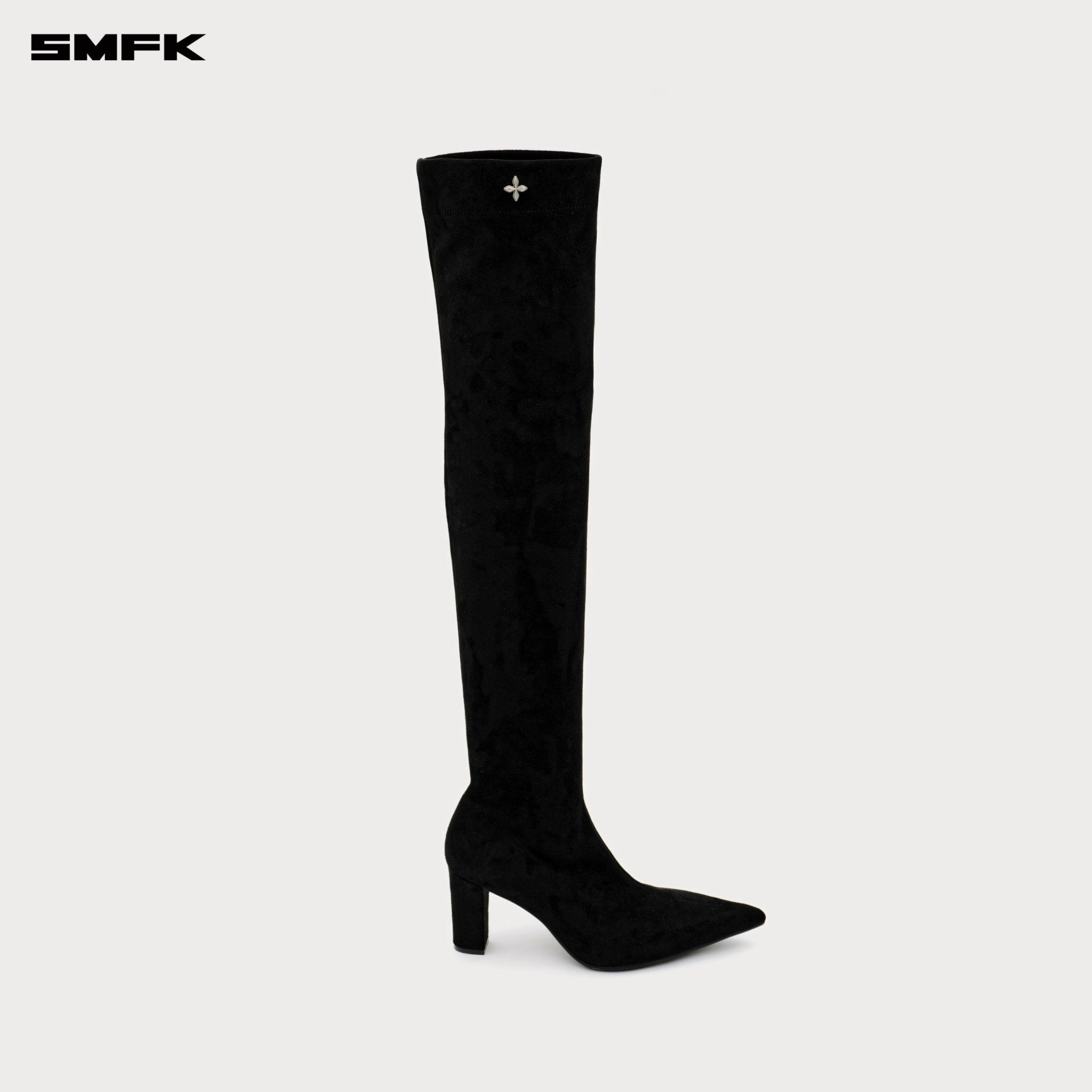 SMFK Compass Rivet Elastic Knee - High Boots | MADAX