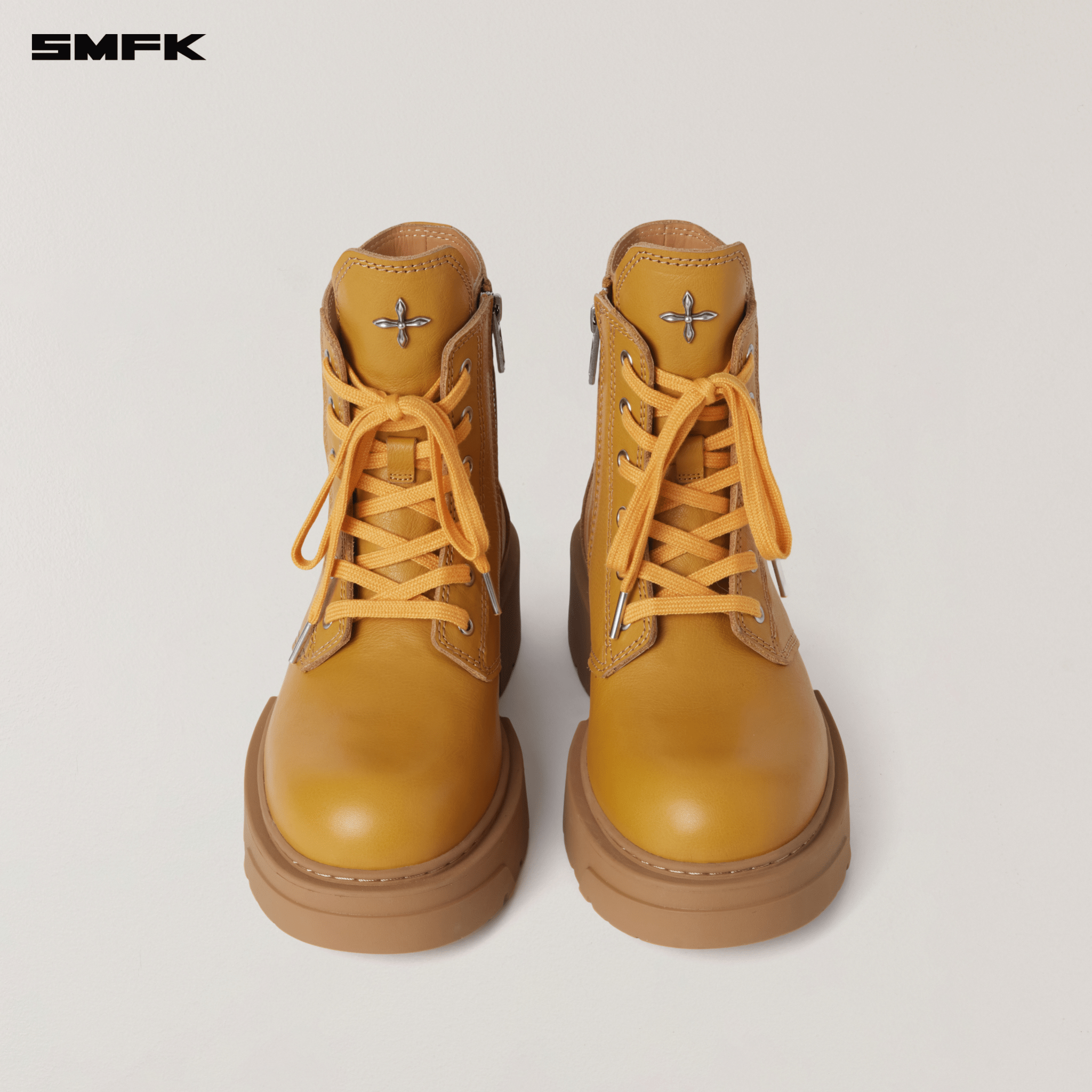 SMFK COMPASS ROVE LEATHER RIDER BOOTS GINGER | MADAX